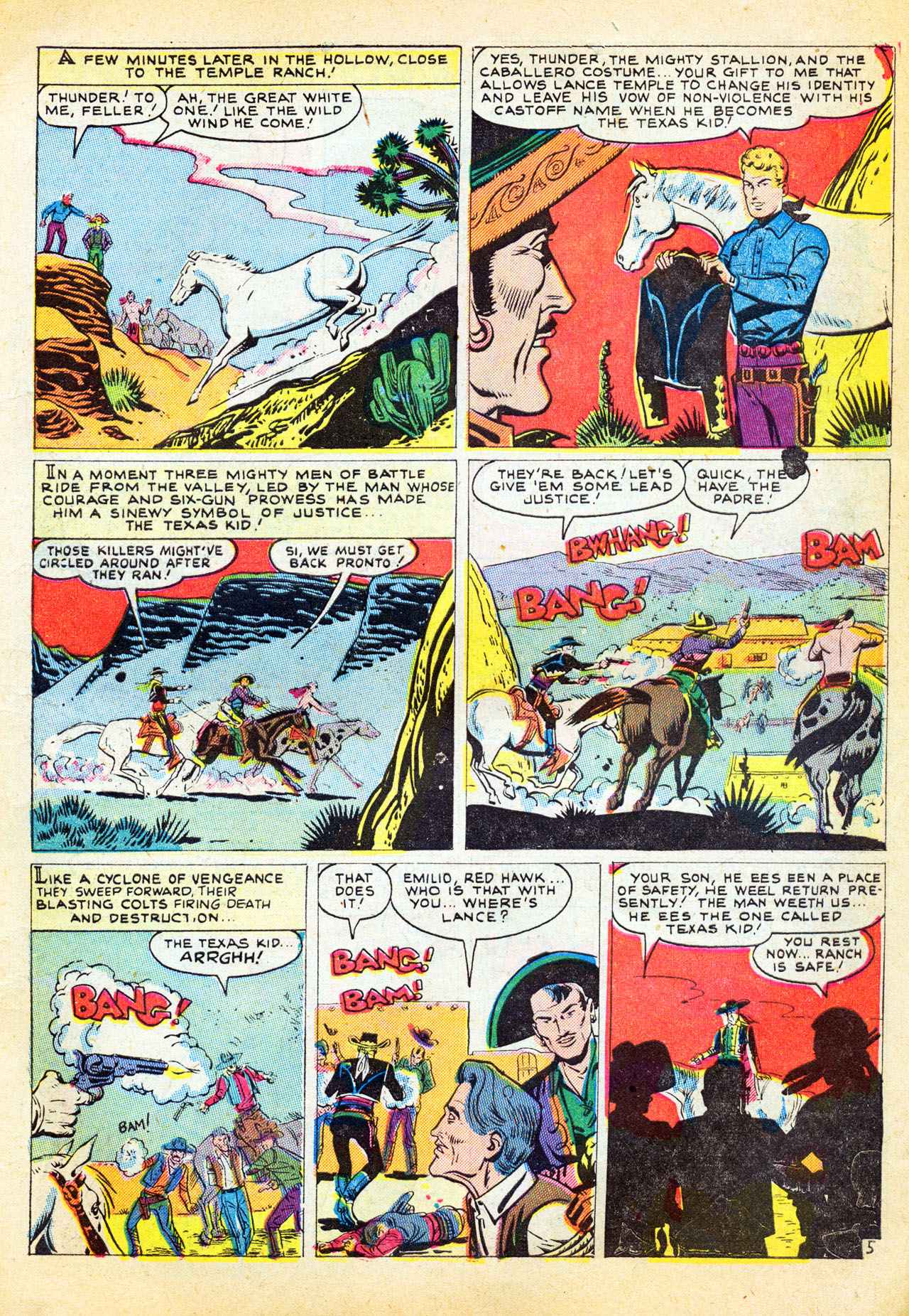 Read online Texas Kid comic -  Issue #4 - 7