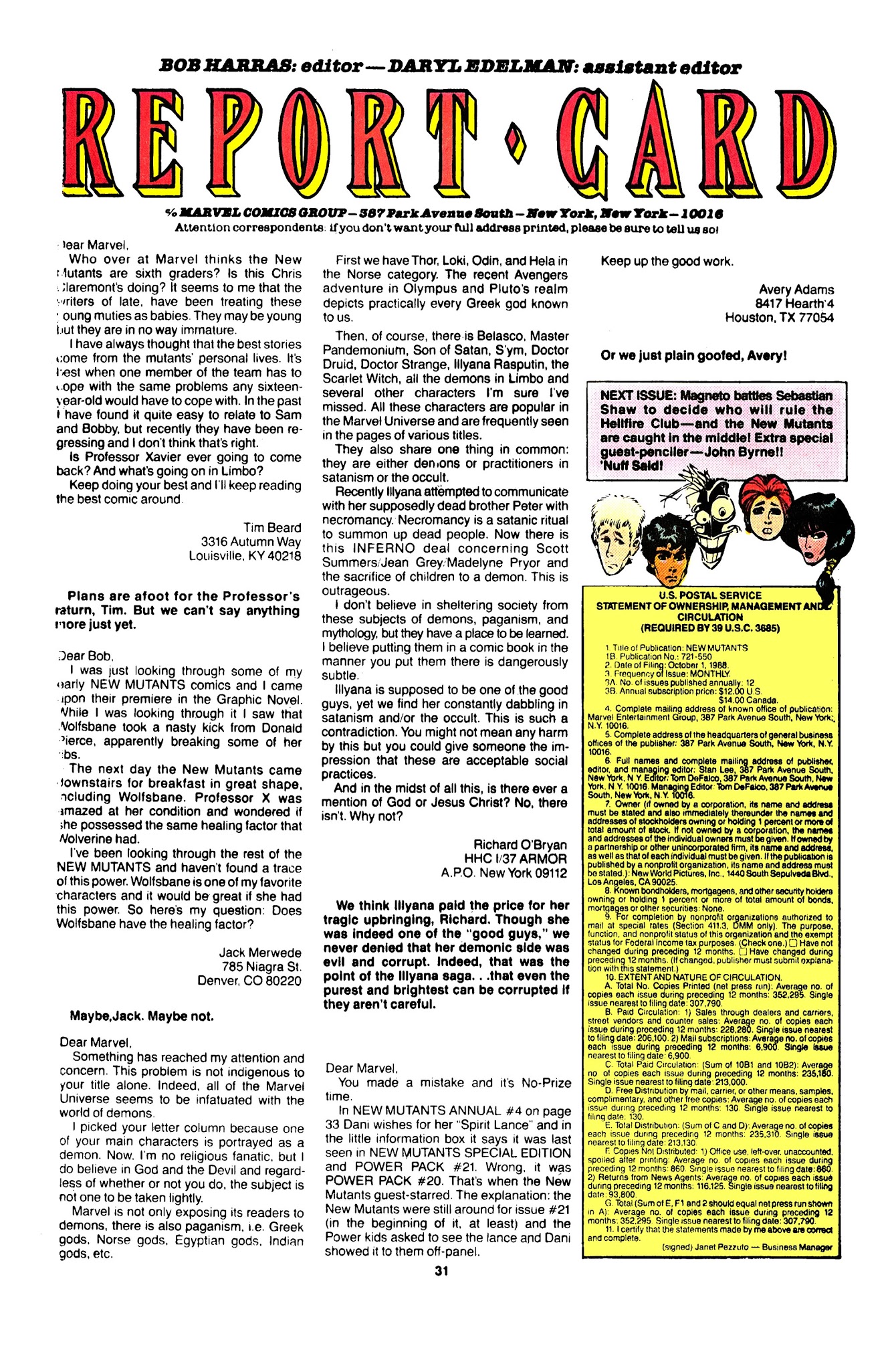 Read online The New Mutants comic -  Issue #74 - 33