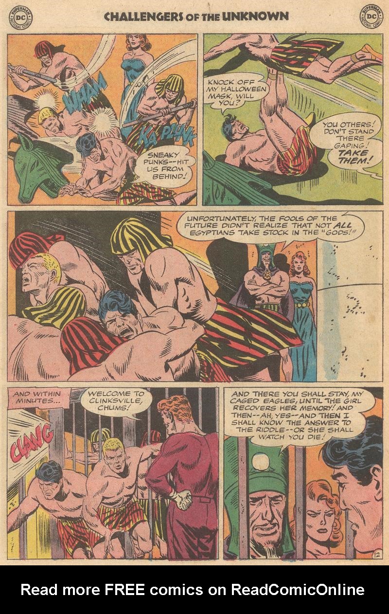 Read online Challengers of the Unknown (1958) comic -  Issue #28 - 30