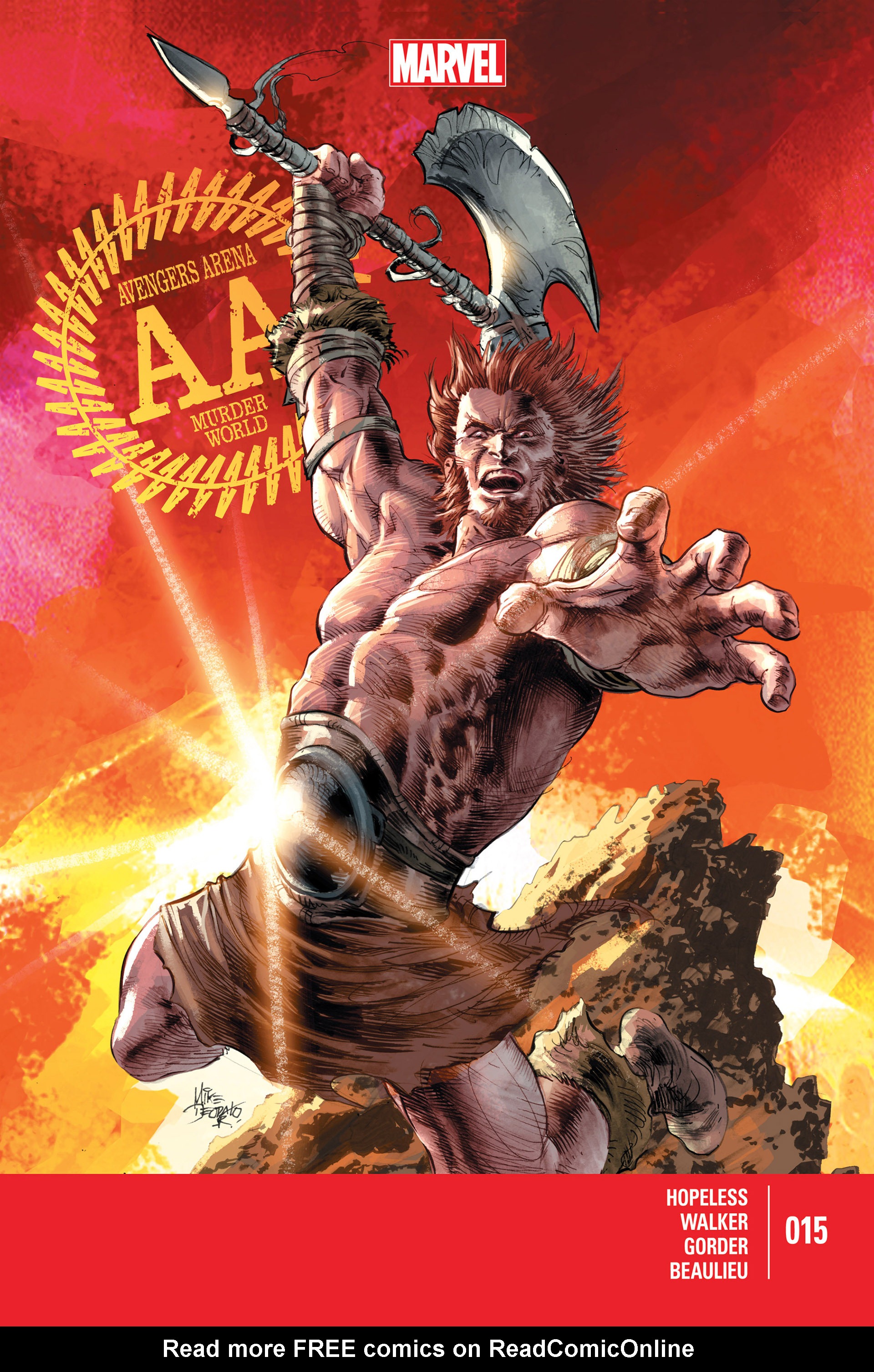 Read online Avengers Arena comic -  Issue #15 - 1