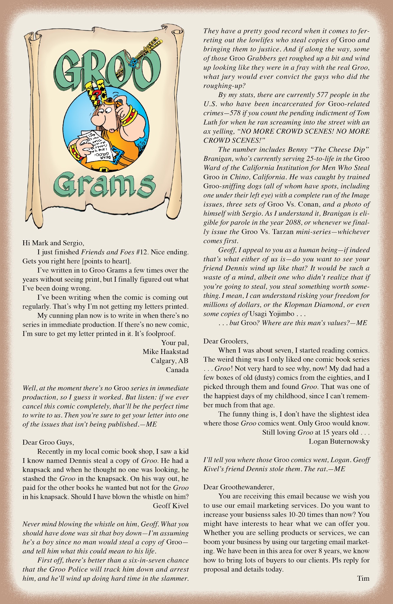 Read online Groo: Play of the Gods comic -  Issue #4 - 27