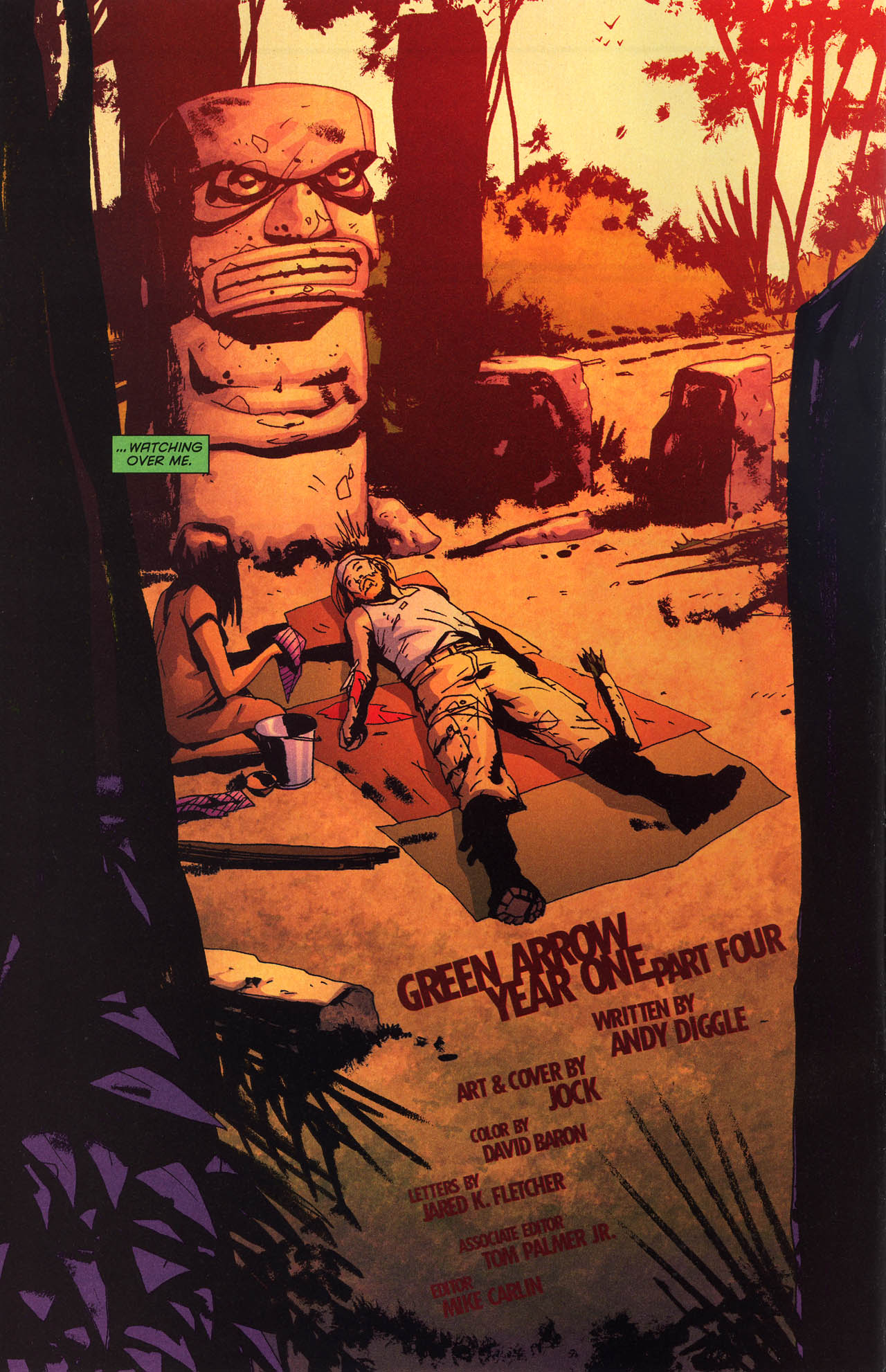 Read online Green Arrow: Year One comic -  Issue #4 - 4