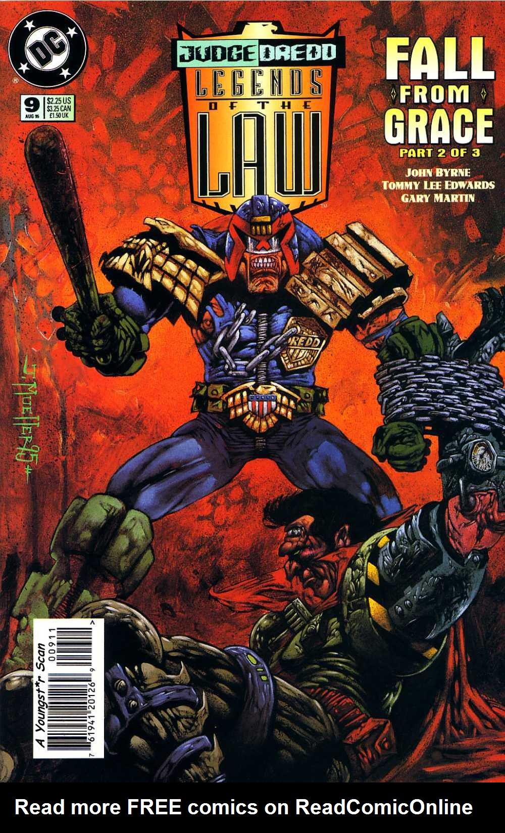 Read online Judge Dredd: Legends of the Law comic -  Issue #9 - 1