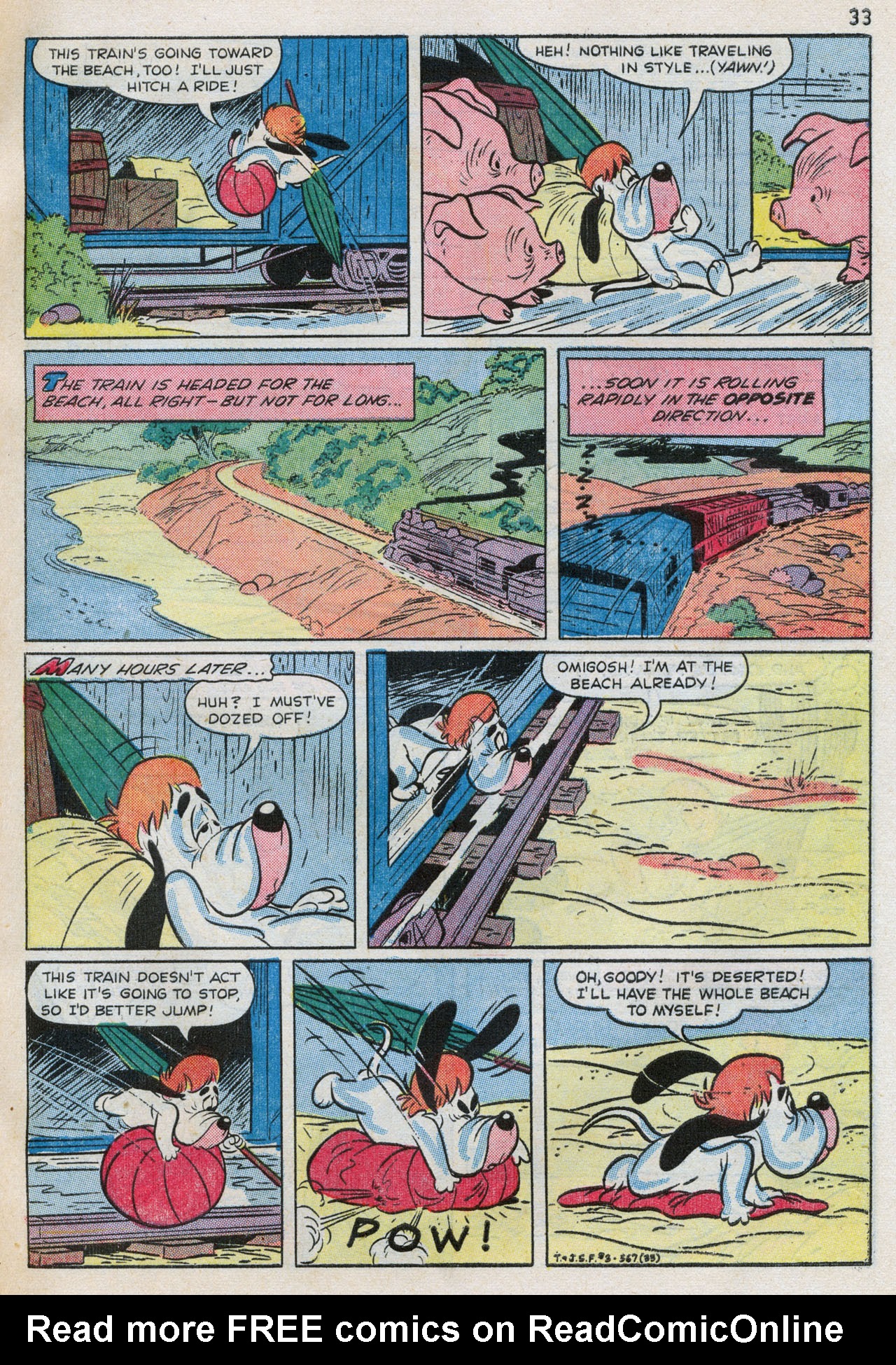 Read online Tom and Jerry's Summer Fun comic -  Issue #3 - 36