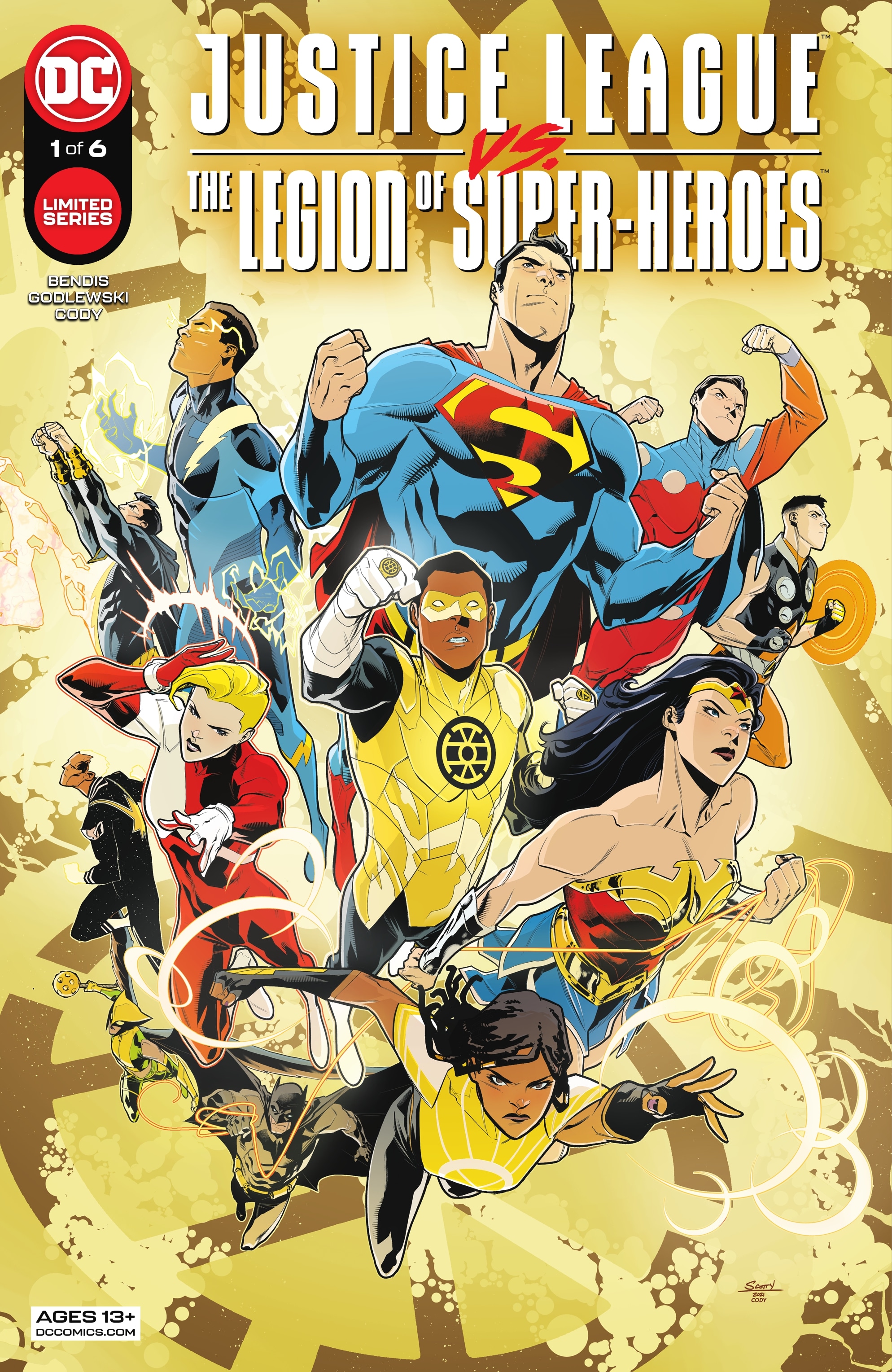 Read online Justice League vs. The Legion of Super-Heroes comic -  Issue #1 - 1