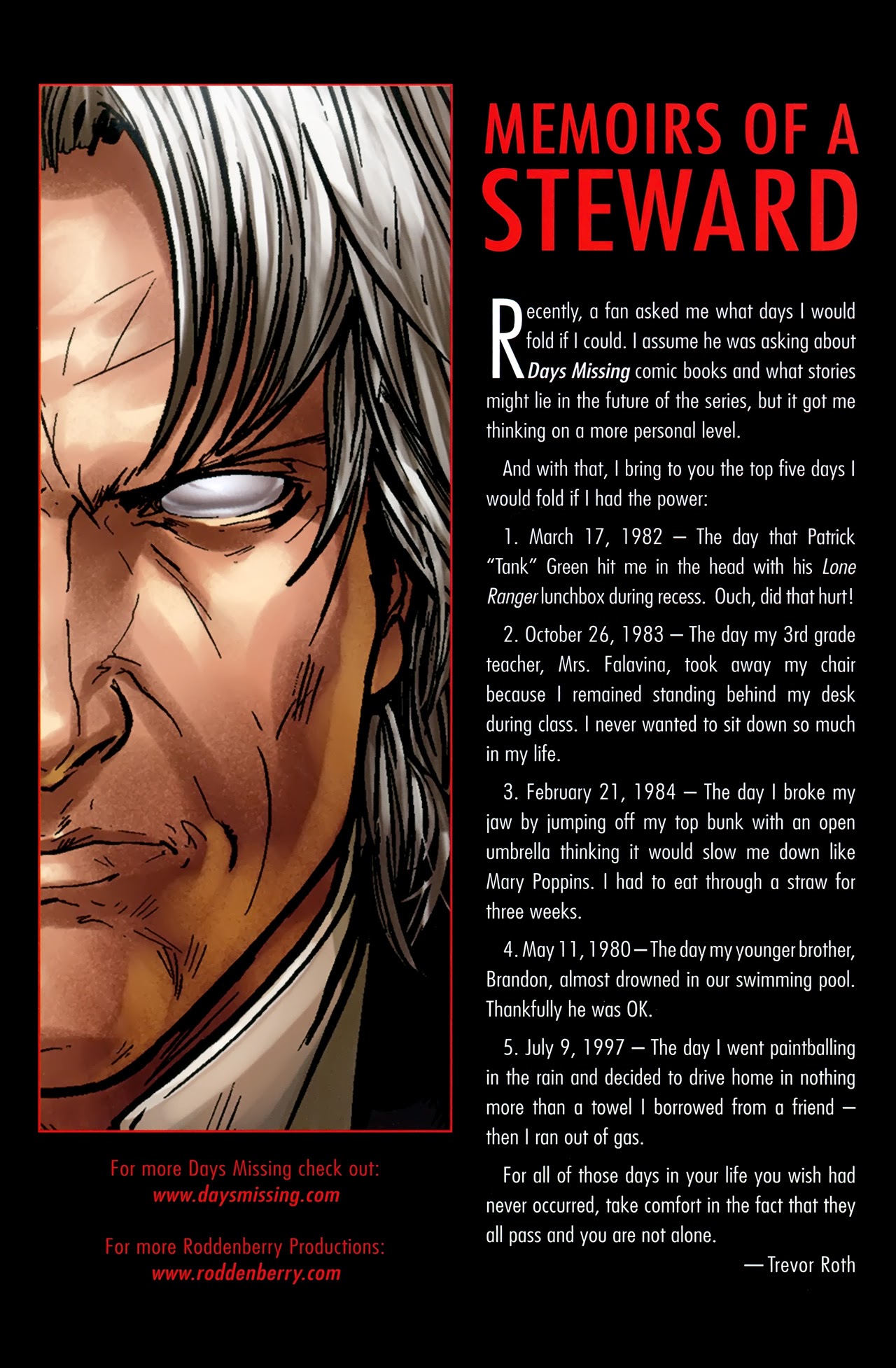 Read online Days Missing: Kestus comic -  Issue #2 - 29