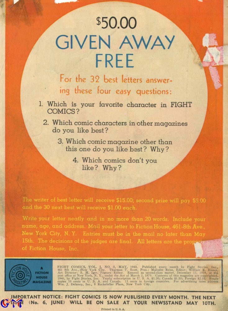 Read online Fight Comics comic -  Issue #5 - 3