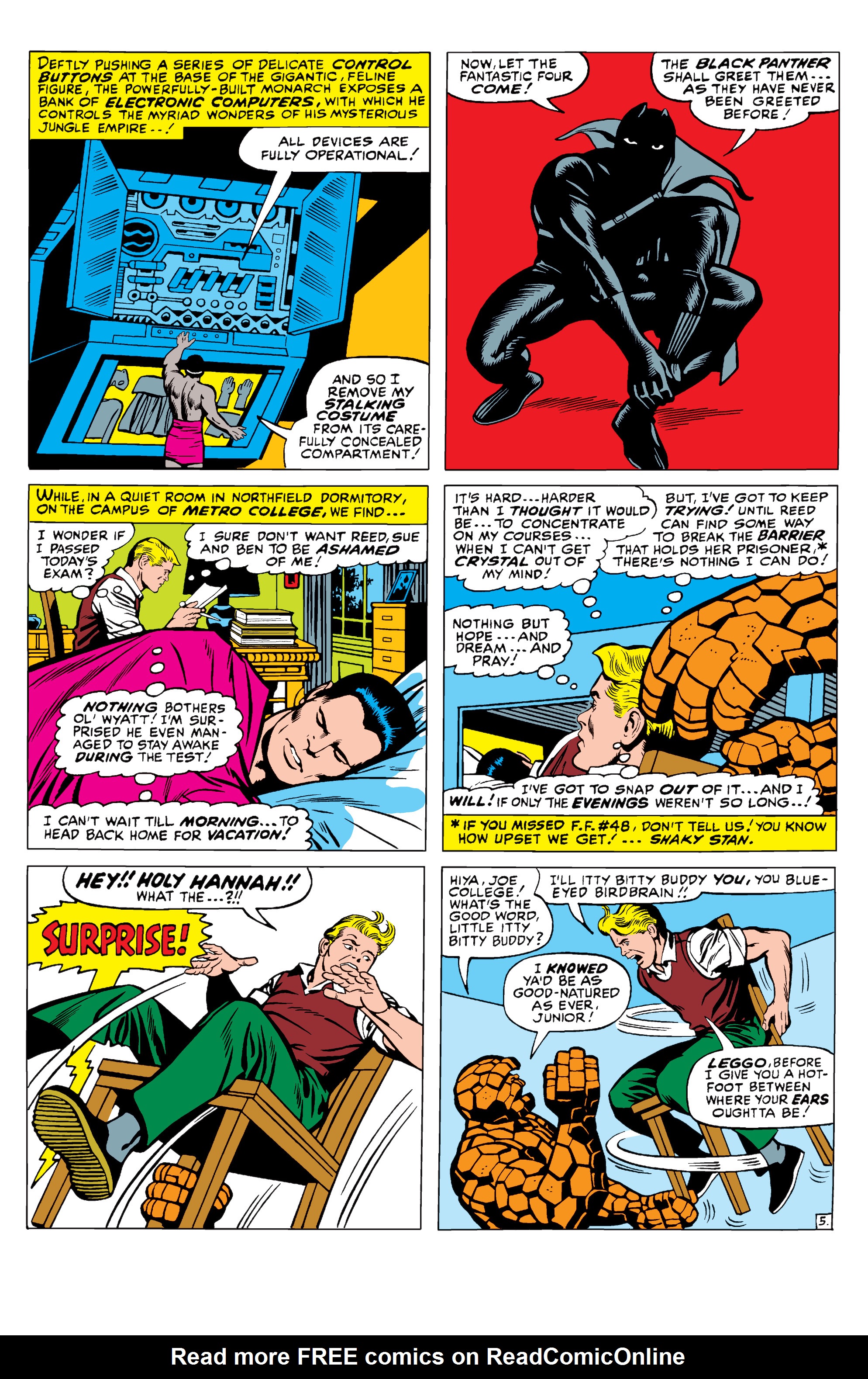 Read online Fantastic Four Epic Collection comic -  Issue # The Mystery of the Black Panther (Part 1) - 10