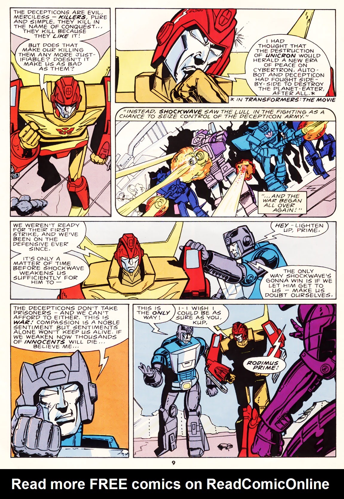 Read online The Transformers (UK) comic -  Issue #223 - 6