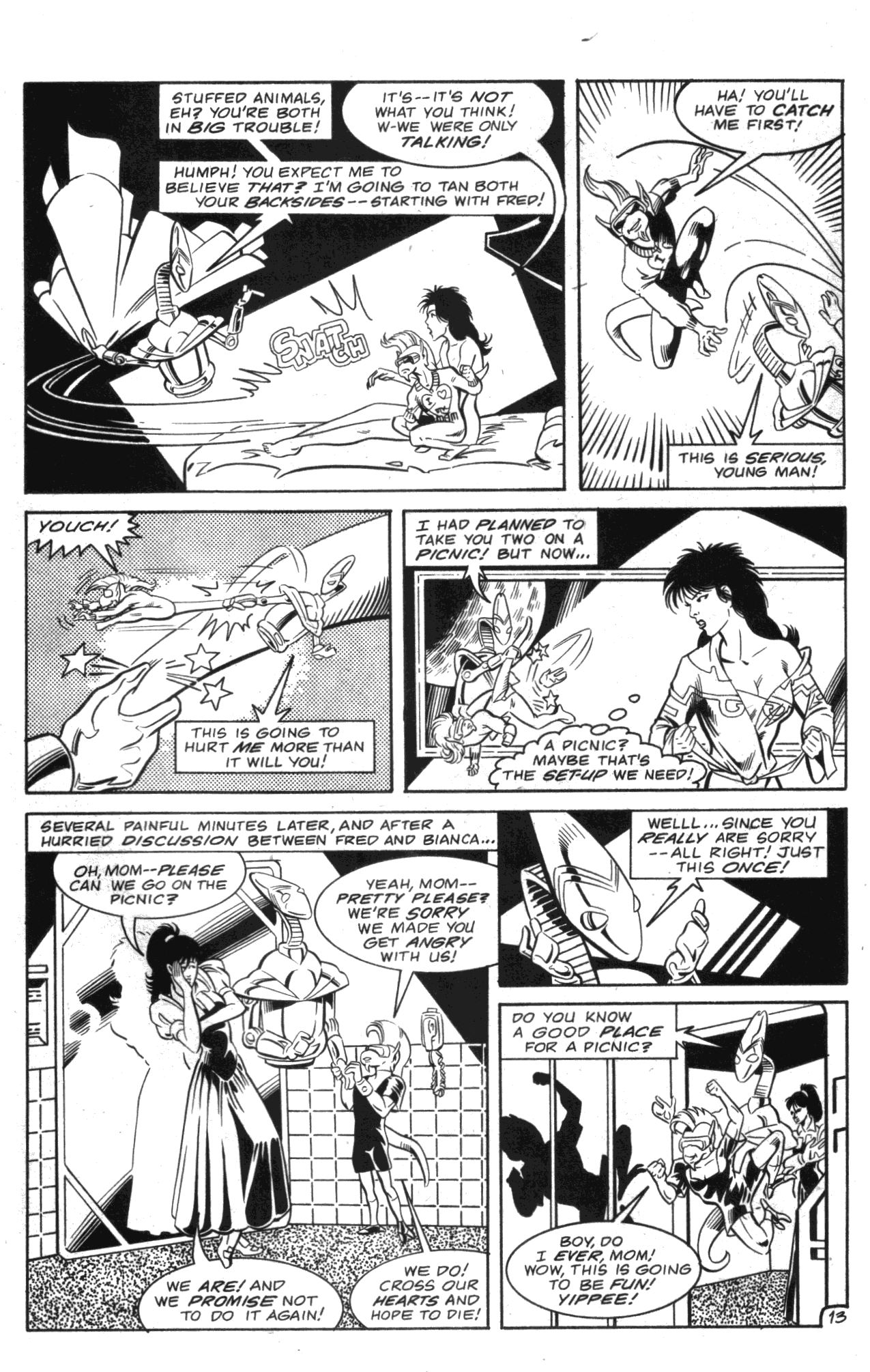 Read online Aristocratic Xtraterrestrial Time-Traveling Thieves comic -  Issue #3 - 15