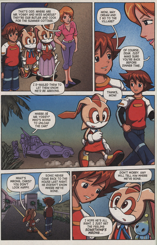 Read online Sonic X comic -  Issue #13 - 14
