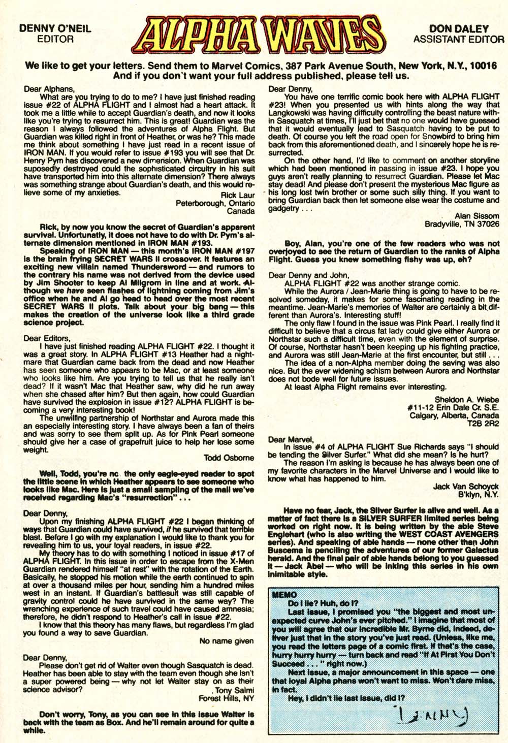 Read online Alpha Flight (1983) comic -  Issue #26 - 24