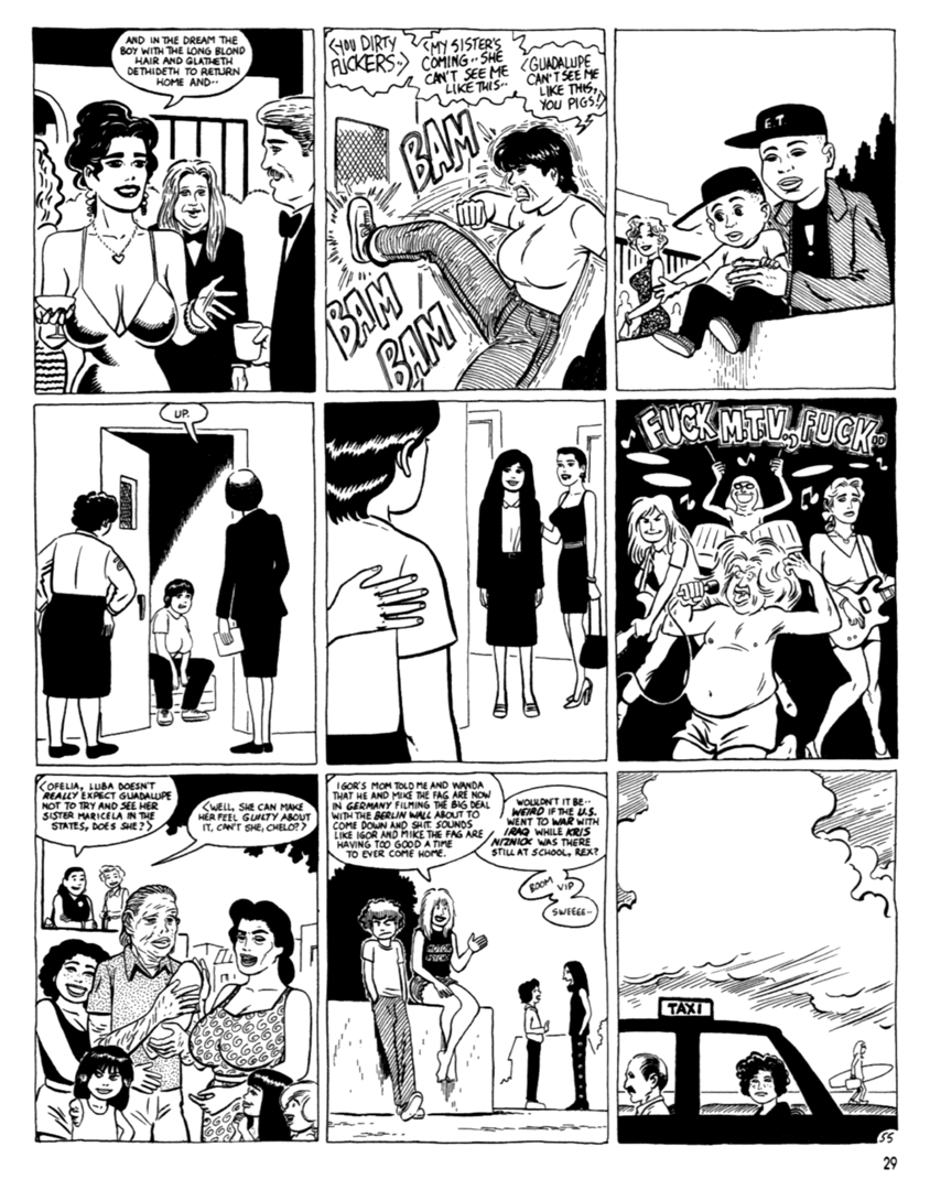 Read online Love and Rockets (1982) comic -  Issue #39 - 31