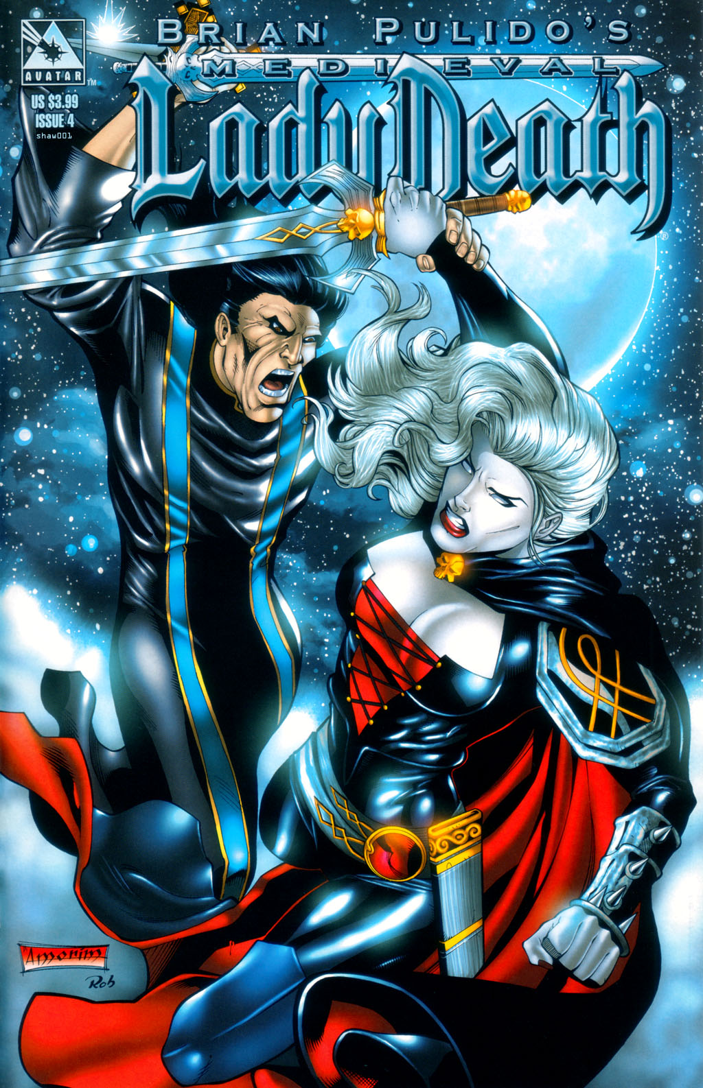 Read online Brian Pulido's Medieval Lady Death comic -  Issue #4 - 1