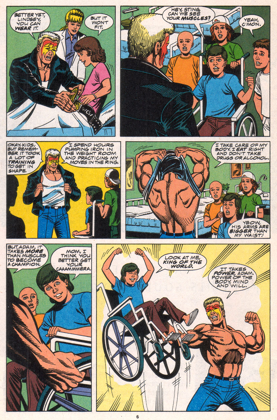 Read online WCW World Championship Wrestling comic -  Issue #8 - 8