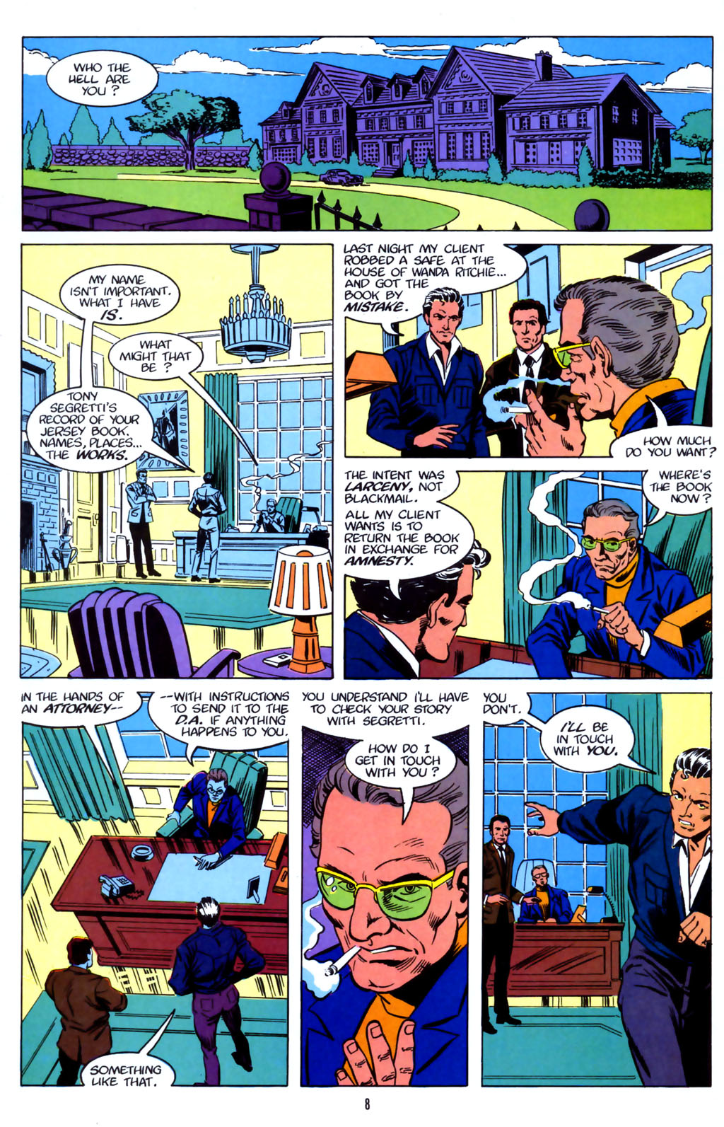 Read online Jon Sable, Freelance comic -  Issue #50 - 10