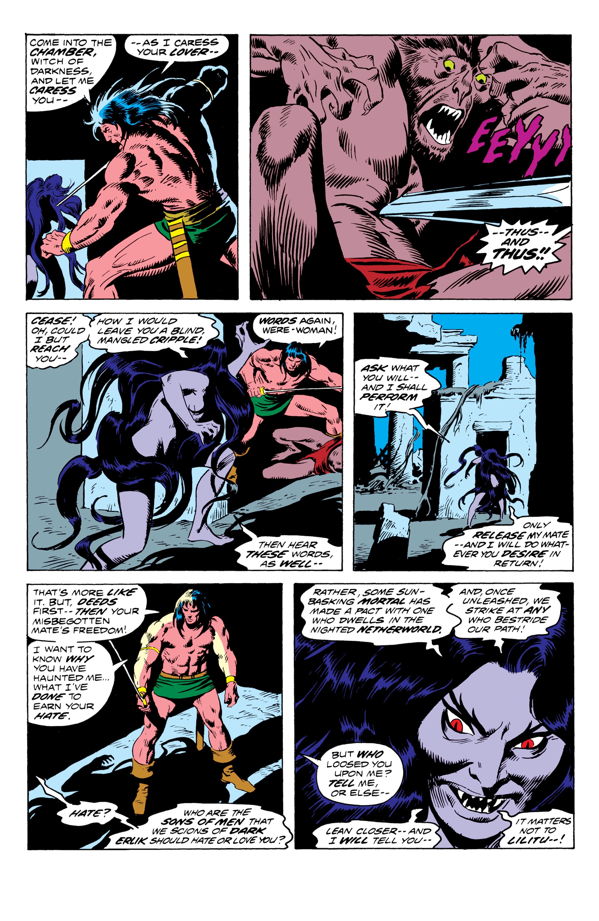Read online Conan The Barbarian Epic Collection: The Original Marvel Years - The Curse Of The Golden Skull comic -  Issue # TPB (Part 3) - 41