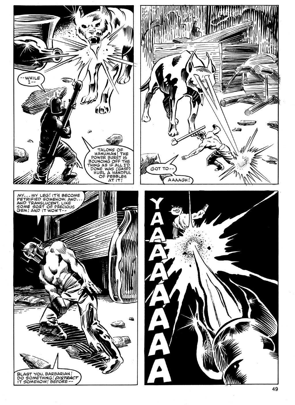 Read online The Savage Sword Of Conan comic -  Issue #92 - 48