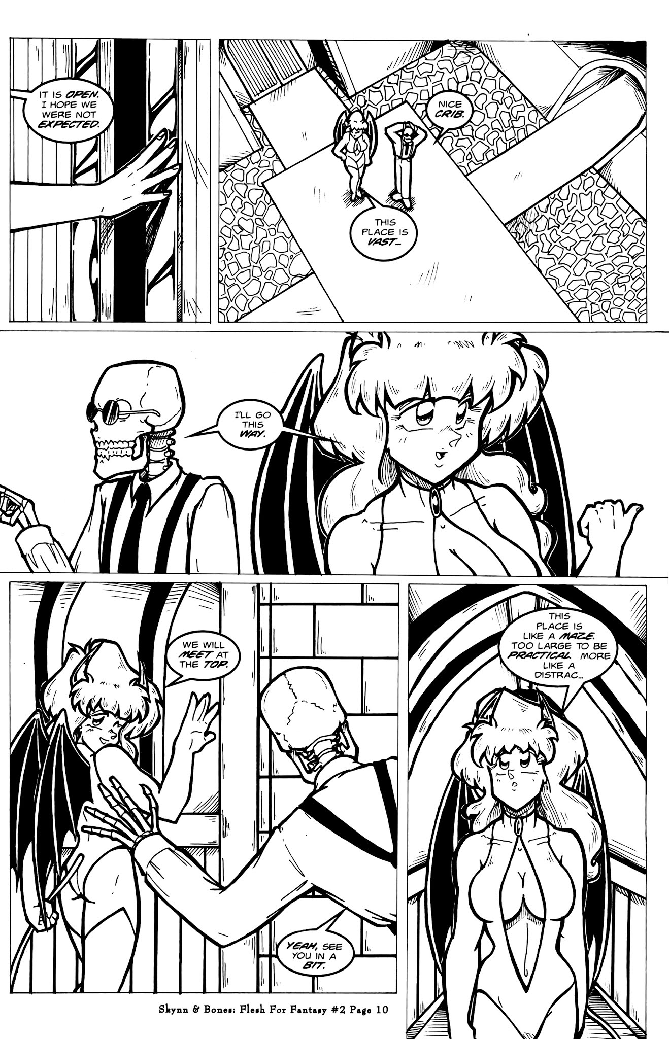 Read online Skynn & Bones: Flesh for Fantasy comic -  Issue #2 - 12