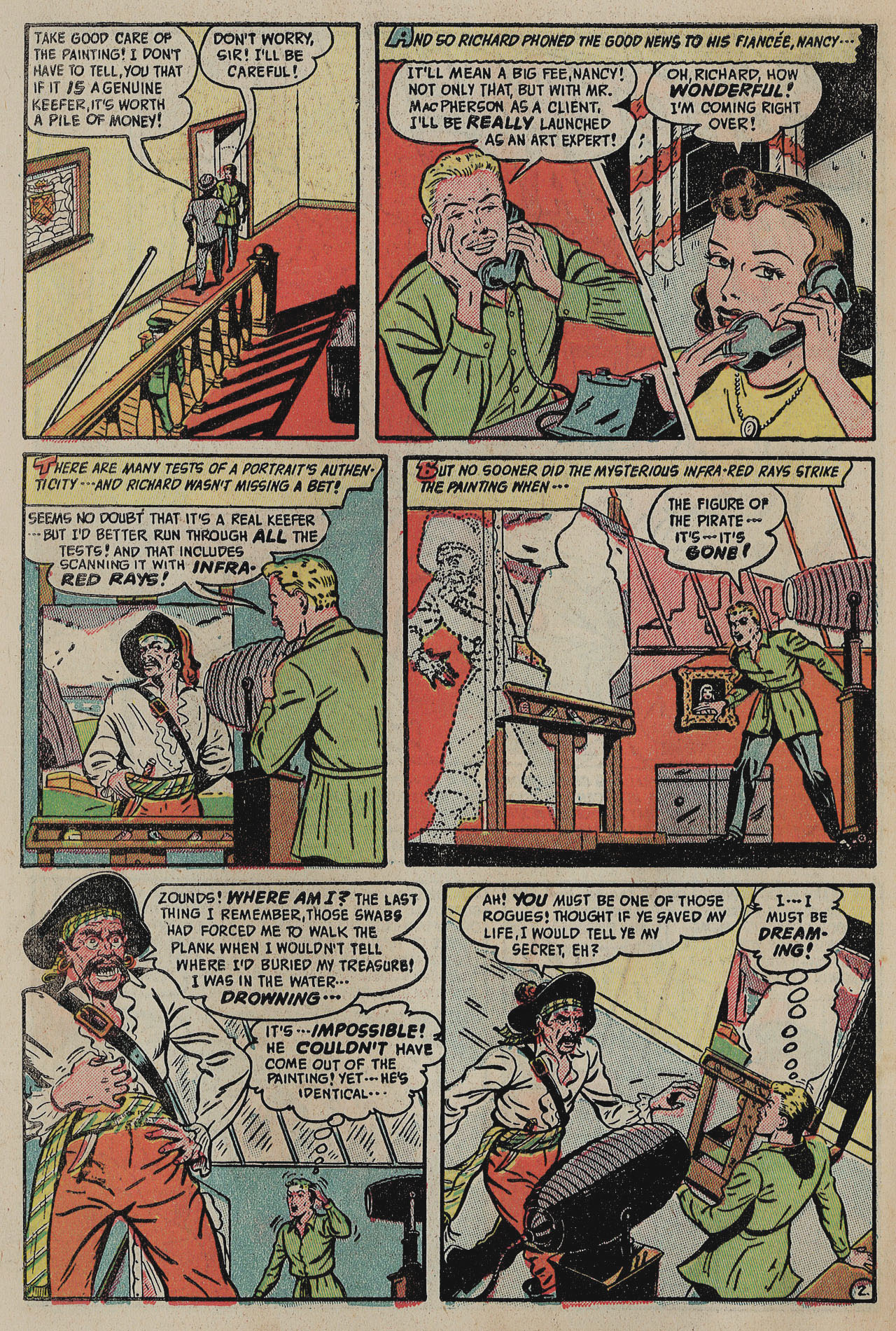 Read online Adventures Into The Unknown comic -  Issue #25 - 26