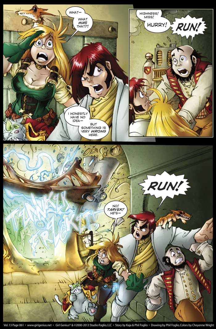 Read online Girl Genius (2002) comic -  Issue #13 - 62