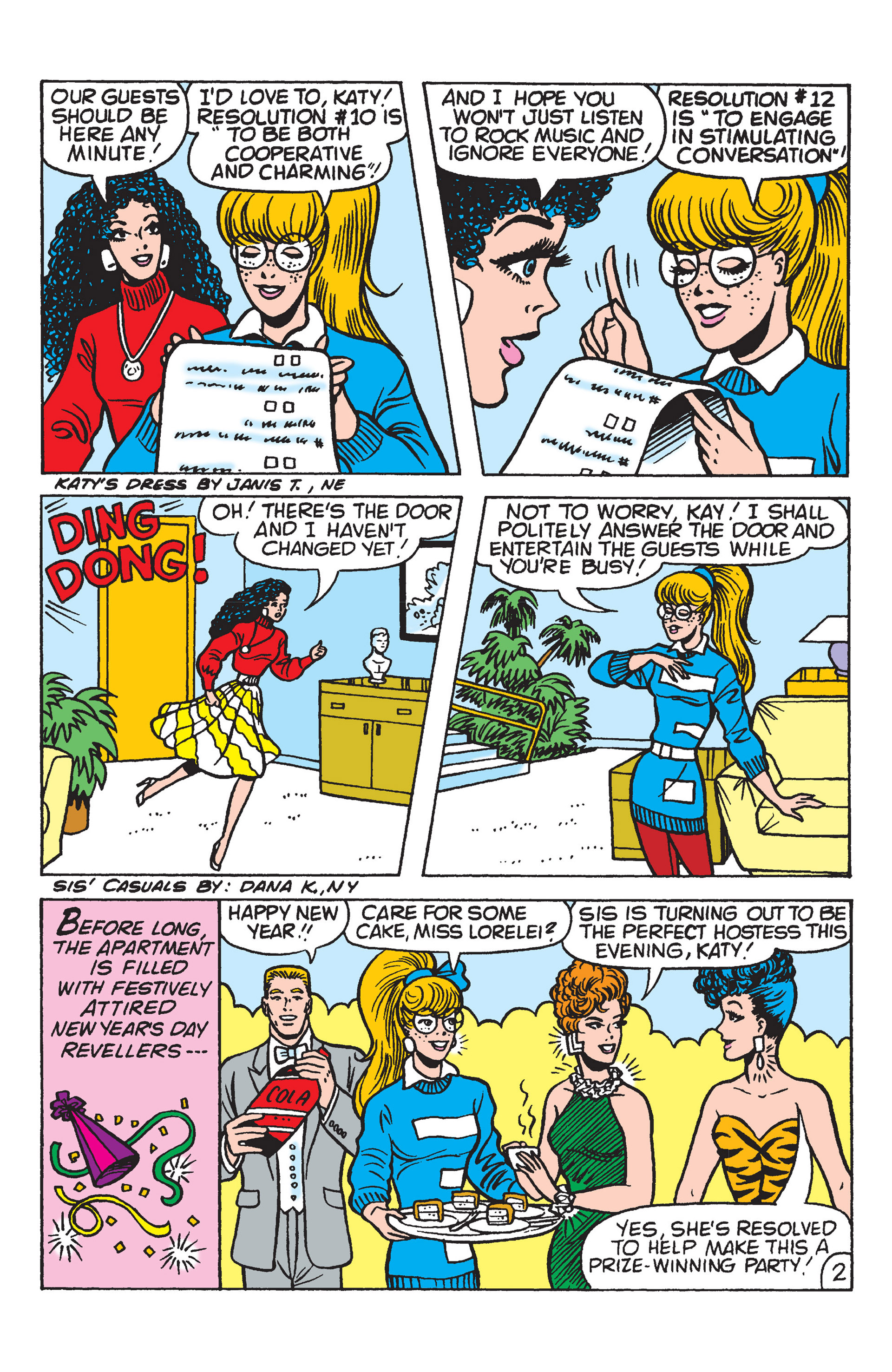 Read online Betty & Veronica New Year's Resolutions comic -  Issue # TPB - 85