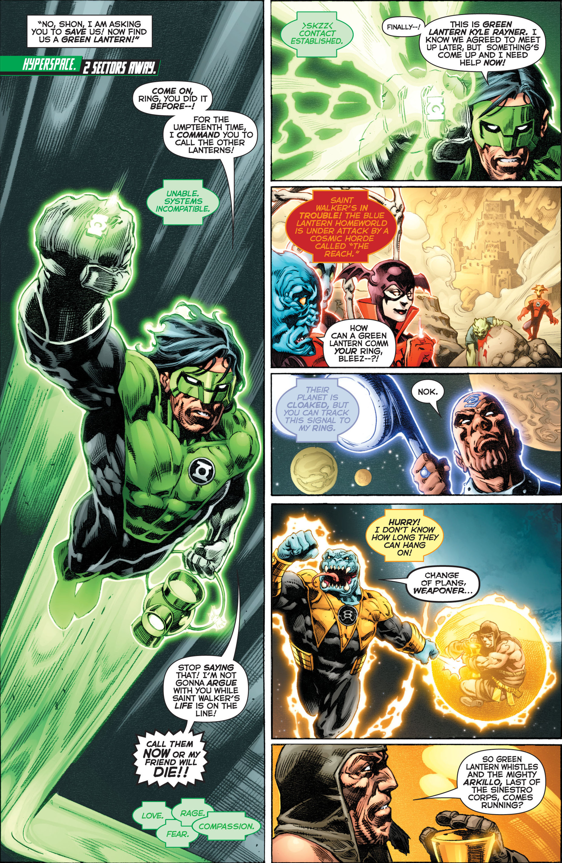 Read online Green Lantern: New Guardians comic -  Issue #9 - 14