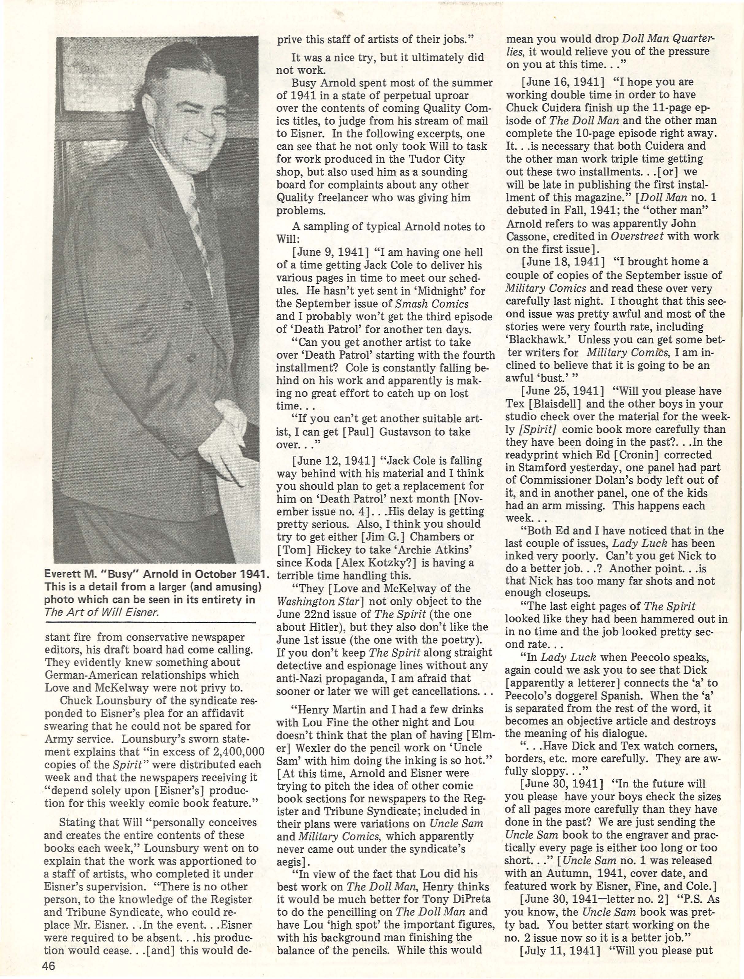 Read online Will Eisner's Quarterly comic -  Issue #4 - 48