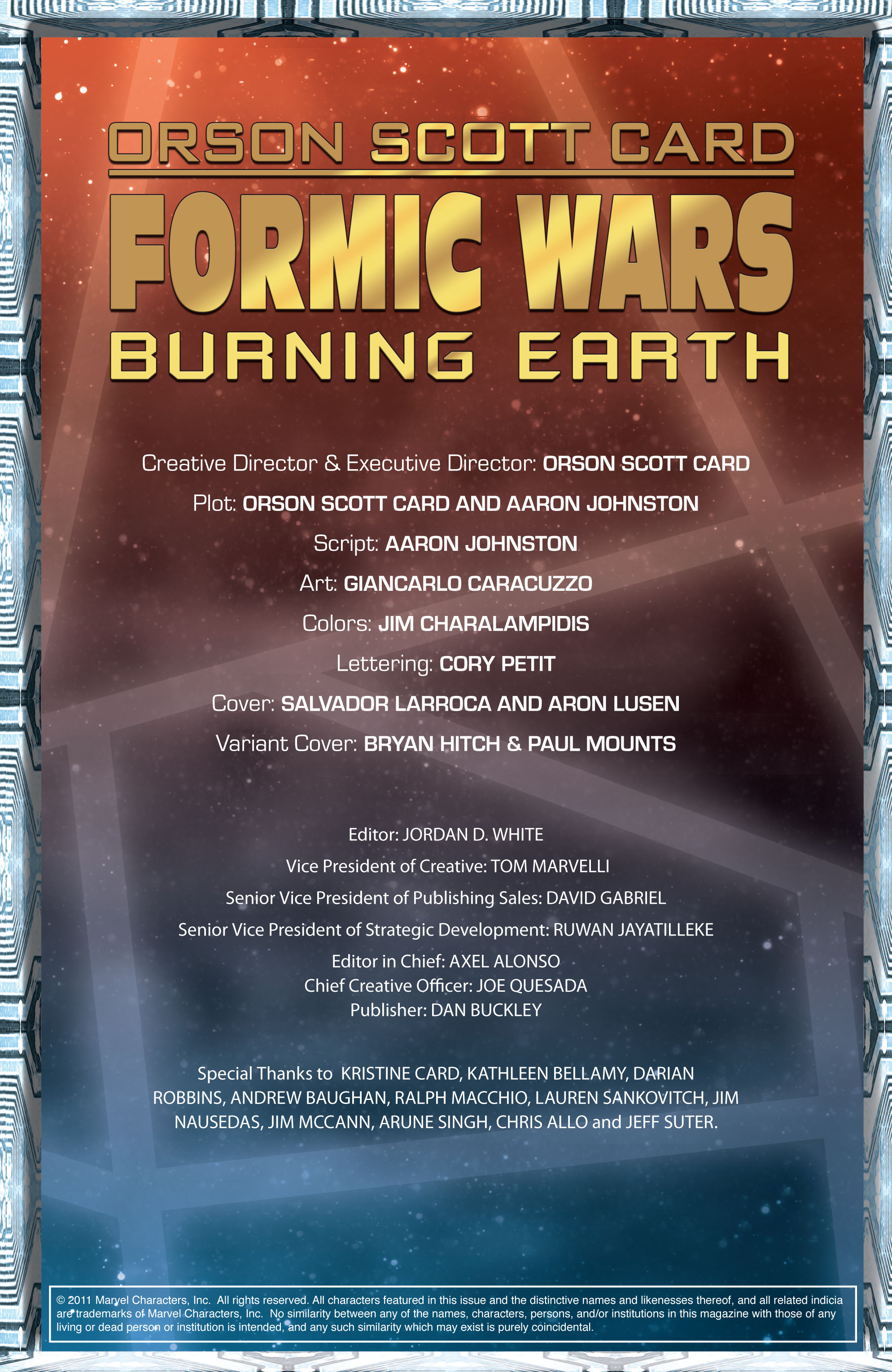 Read online Formic Wars: Burning Earth comic -  Issue #1 - 2