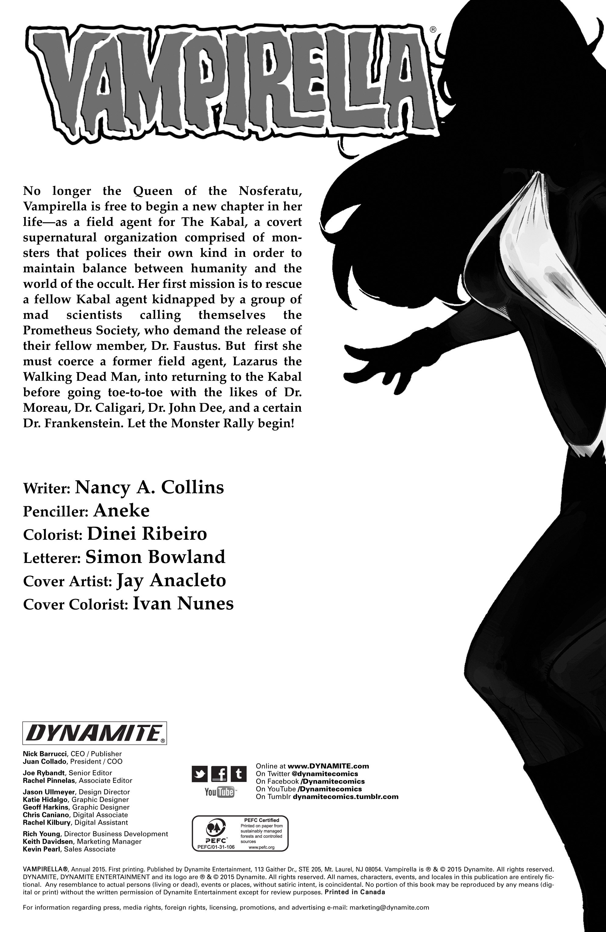 Read online Vampirella (2014) comic -  Issue # Annual 1 - 2