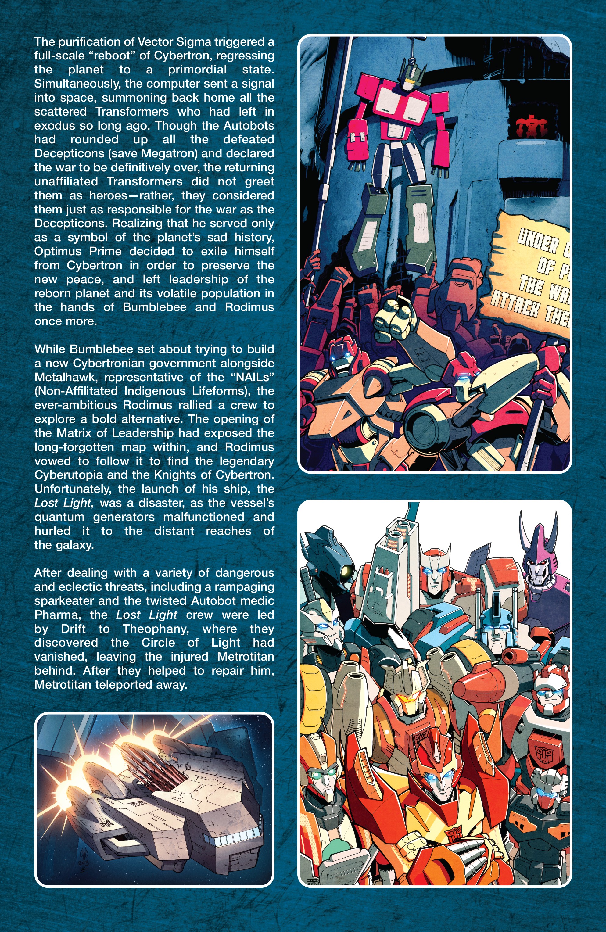 Read online Transformers: Historia comic -  Issue # Full - 26