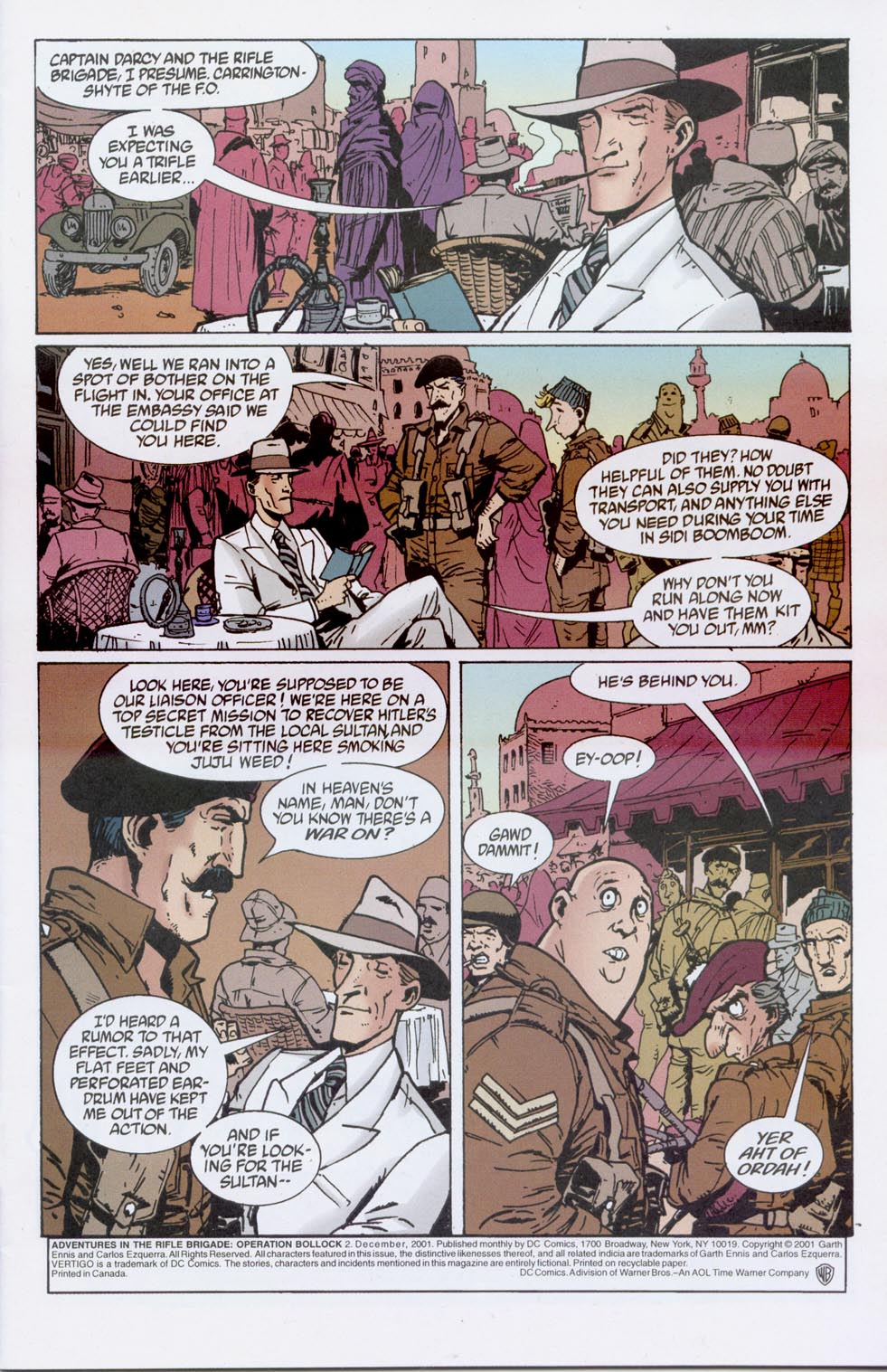 Read online Adventures in the Rifle Brigade: Operation Bollock comic -  Issue #2 - 2