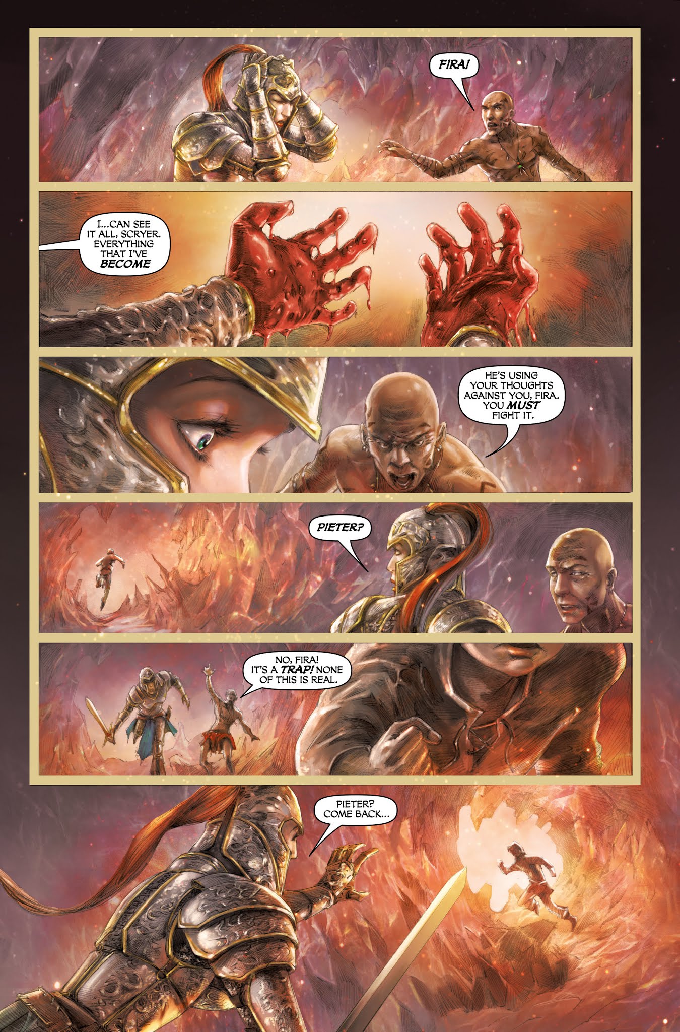 Read online Dark Souls: The Breath of Andolus comic -  Issue #1 - 12