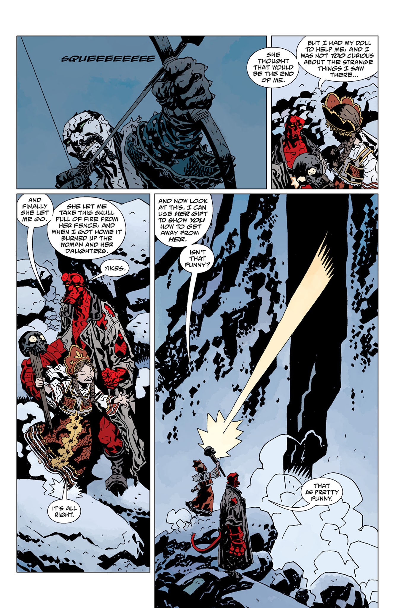Read online Hellboy: Darkness Calls comic -  Issue # TPB - 105