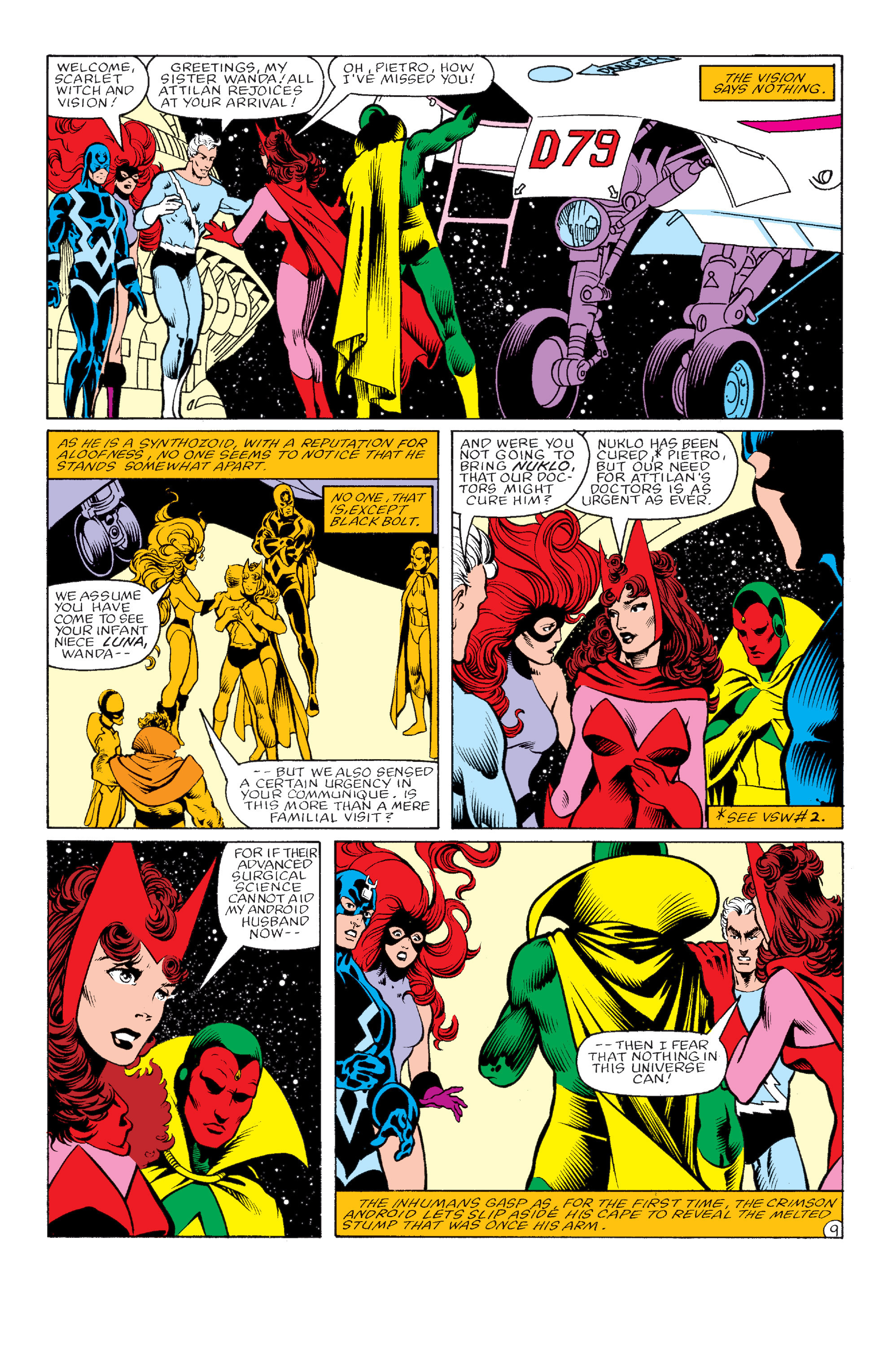 Read online The Vision and the Scarlet Witch (1982) comic -  Issue #4 - 10