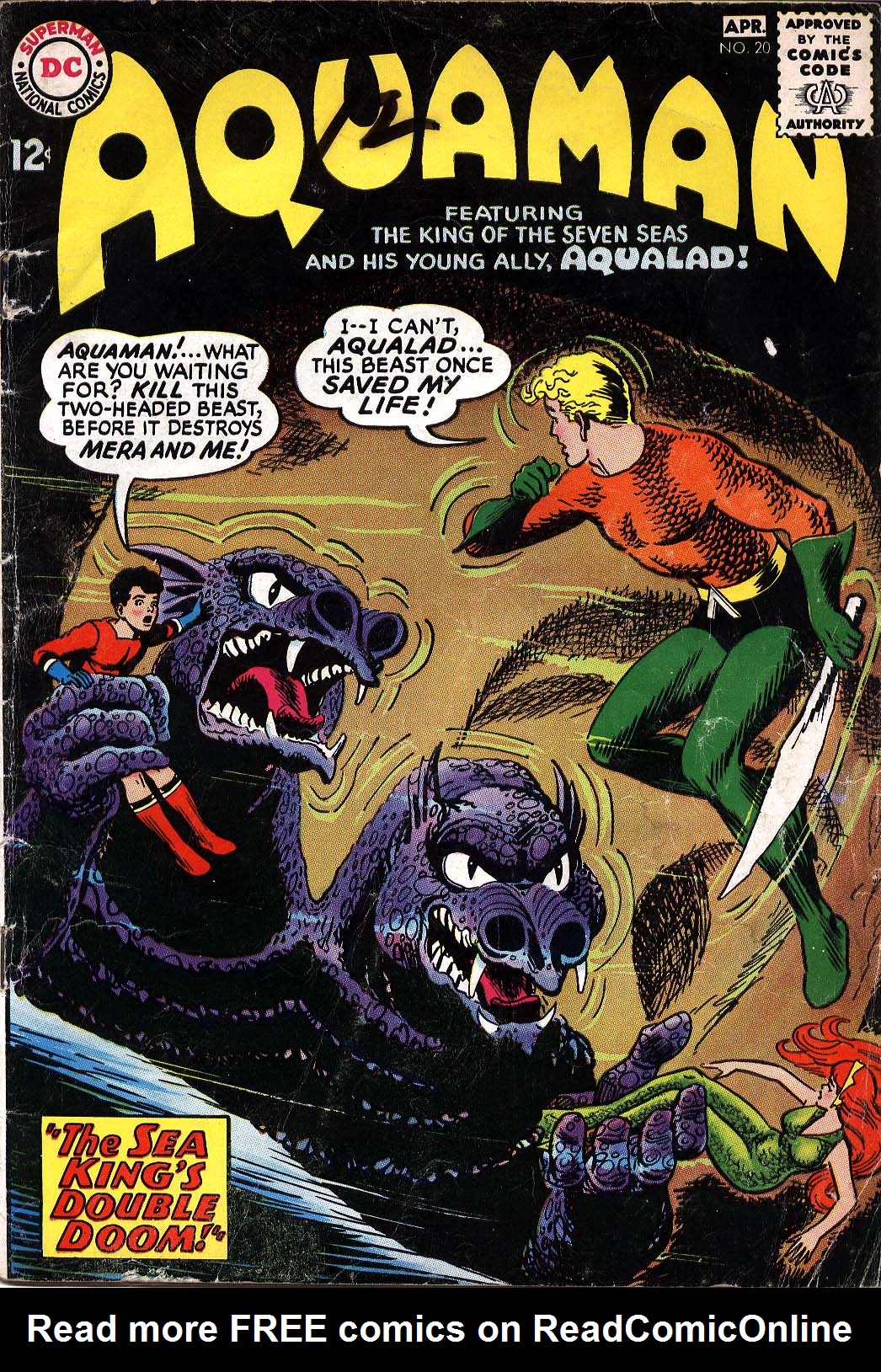 Read online Aquaman (1962) comic -  Issue #20 - 1