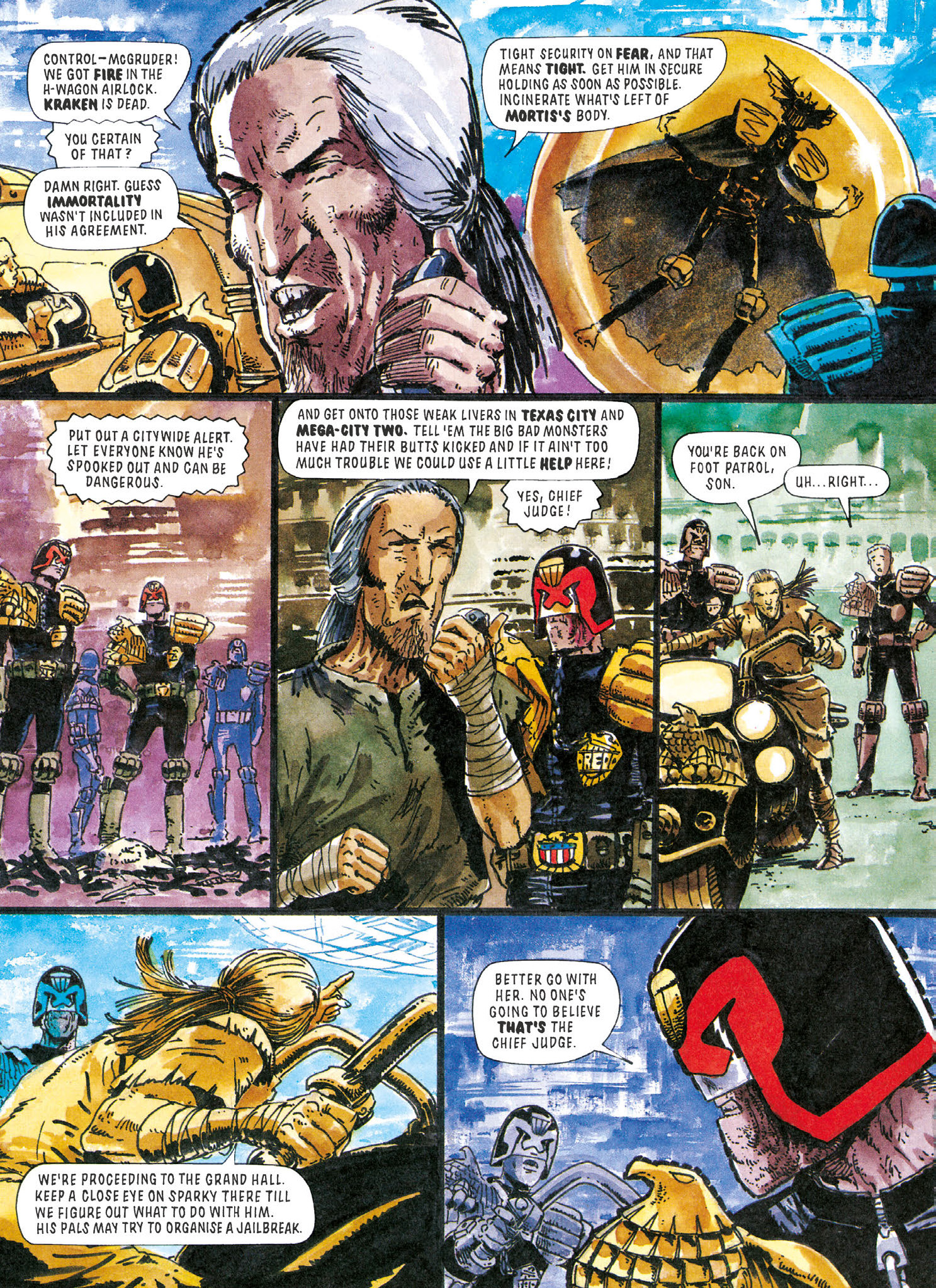 Read online Essential Judge Dredd: Necropolis comic -  Issue # TPB (Part 2) - 113