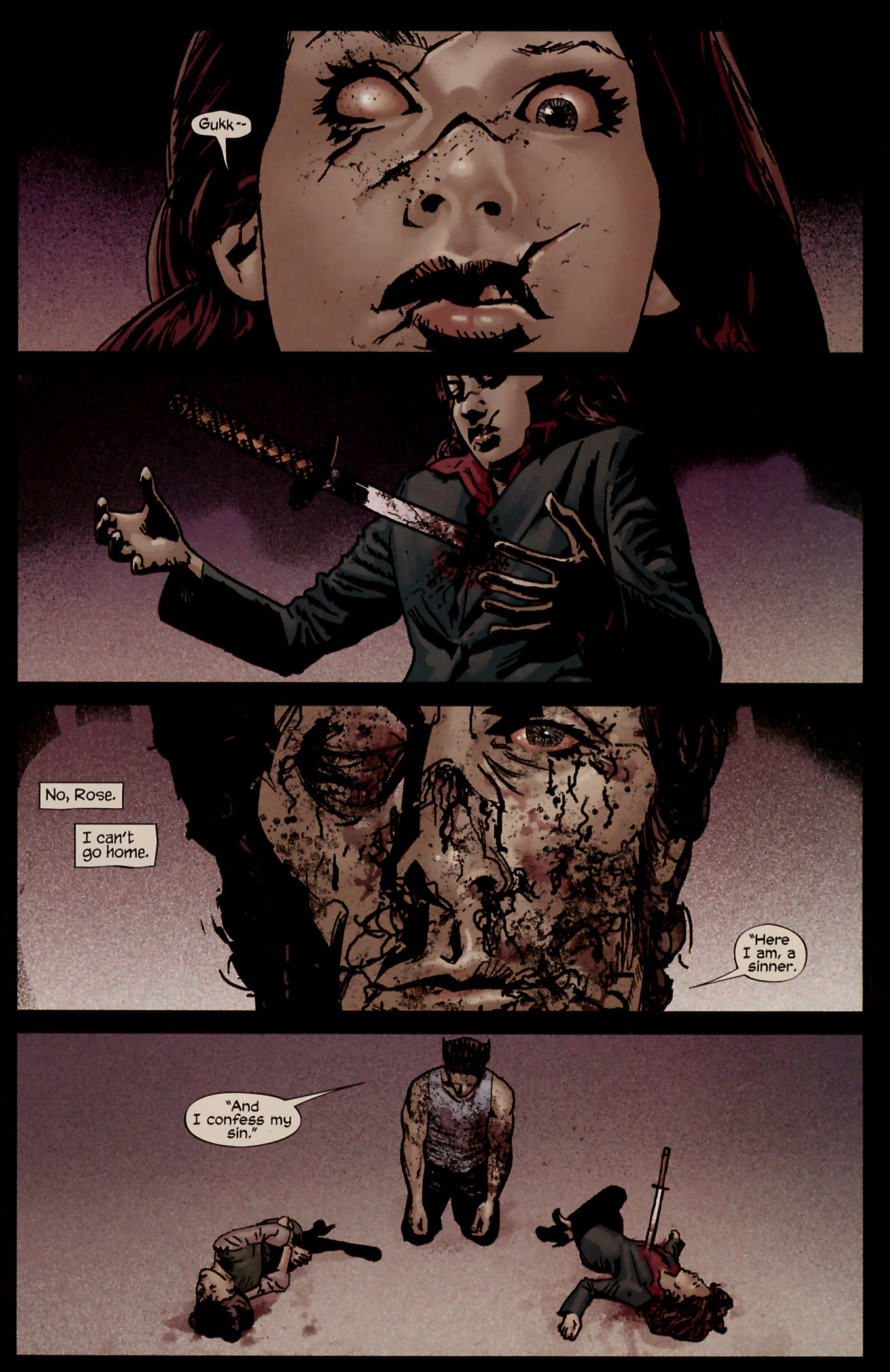 Read online Wolverine Noir comic -  Issue #4 - 24