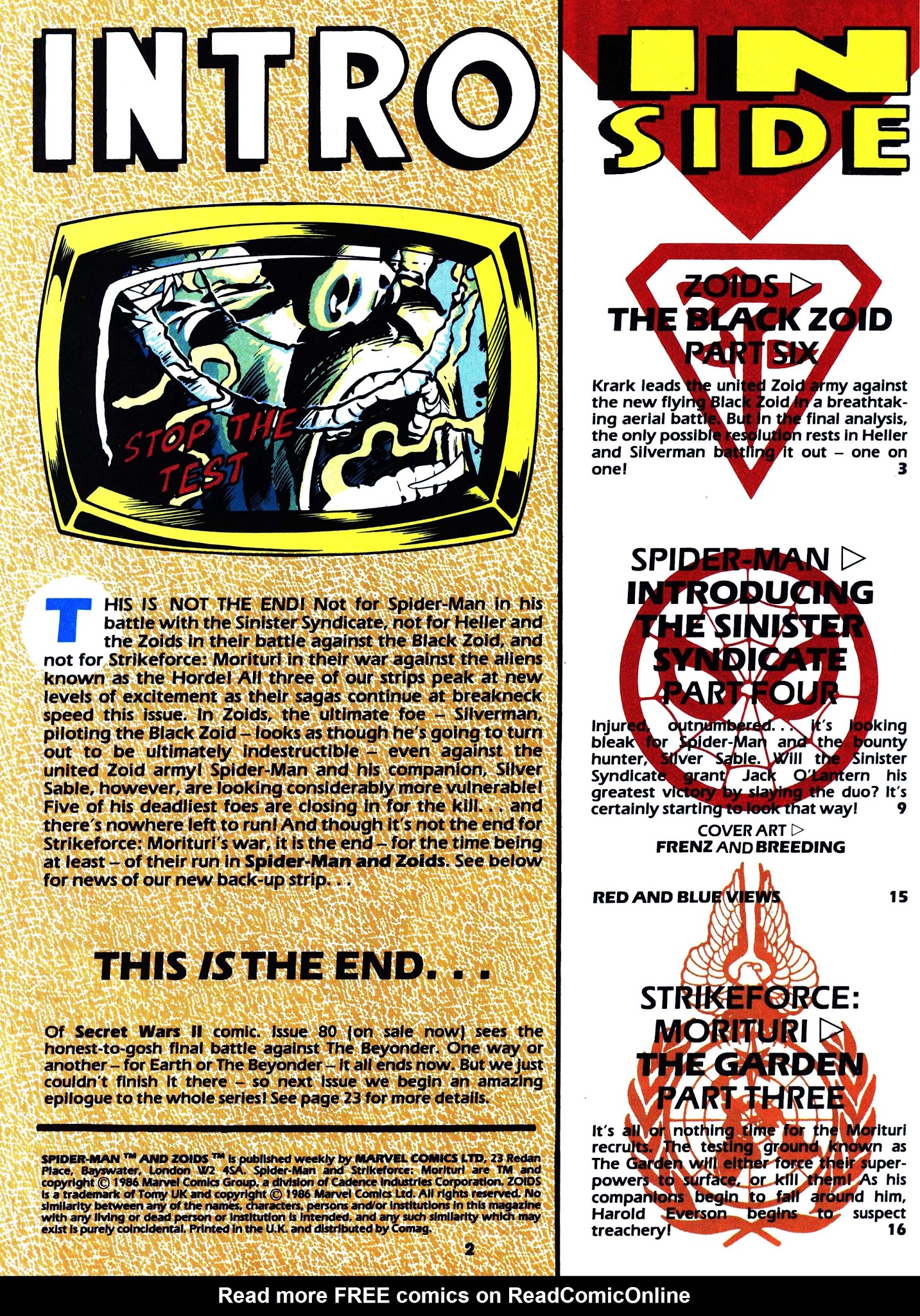 Read online Spider-Man and Zoids comic -  Issue #45 - 2