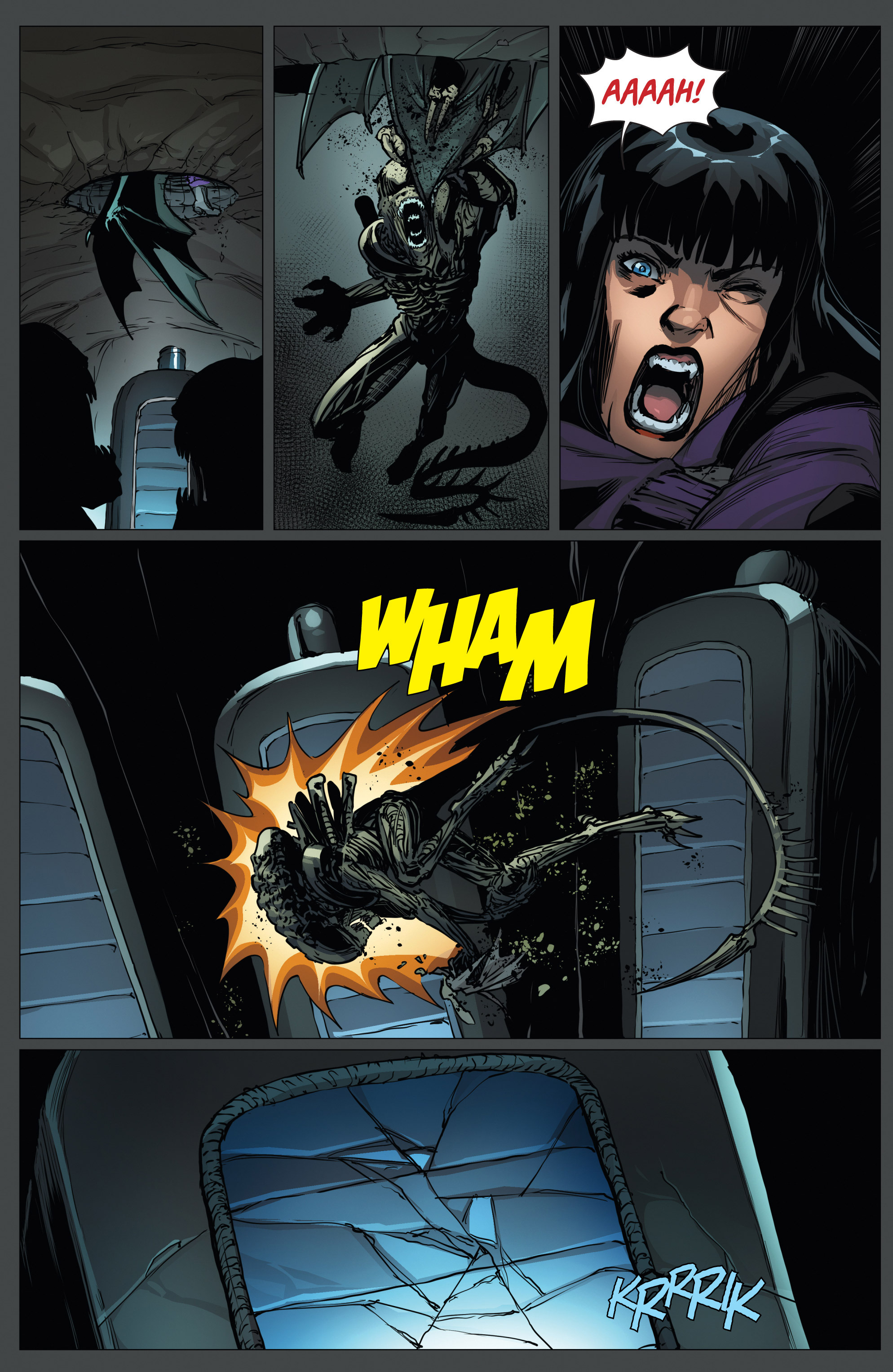 Read online Aliens/Vampirella comic -  Issue #4 - 9