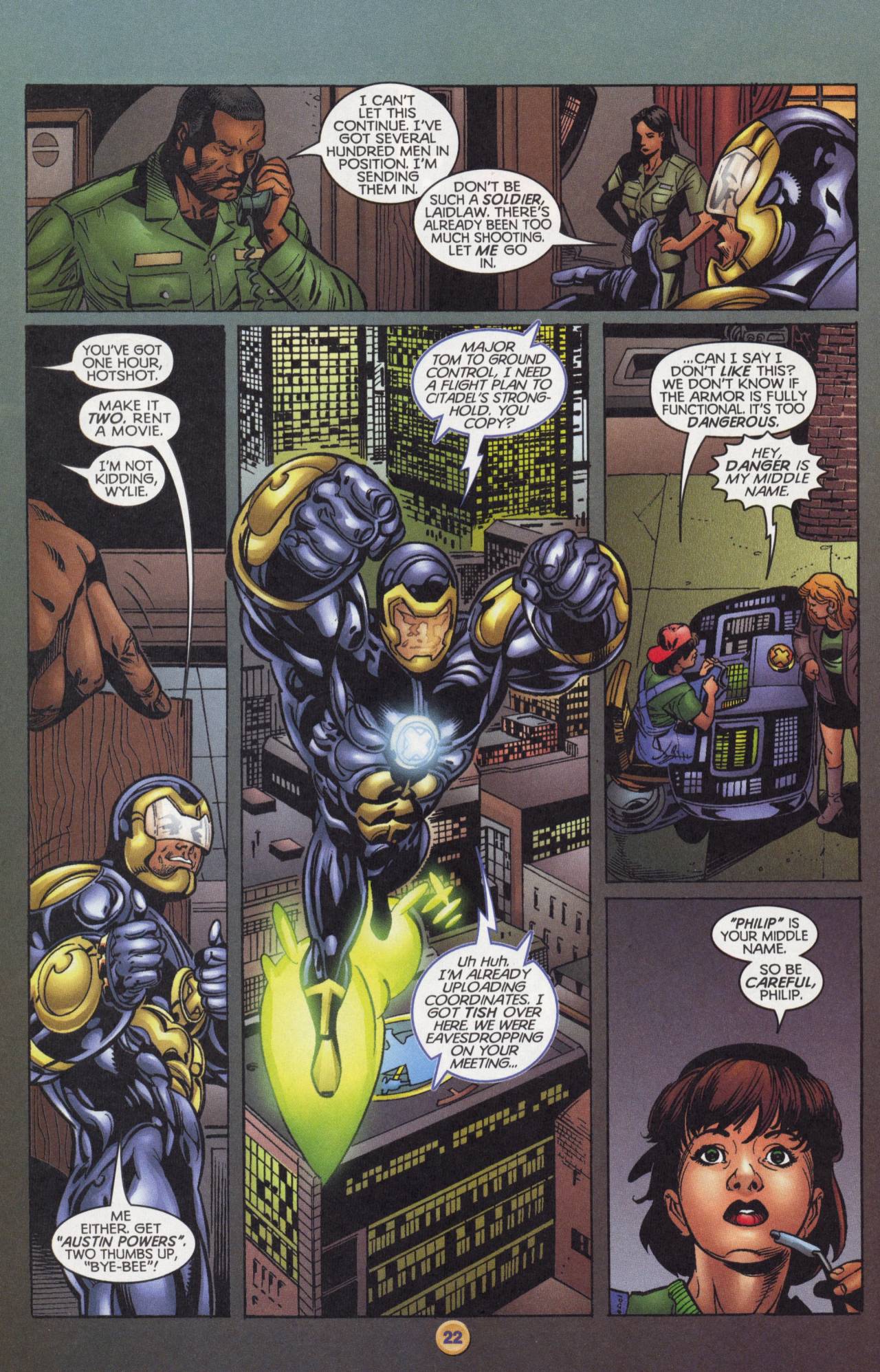 Read online X-O Manowar (1996) comic -  Issue #17 - 18