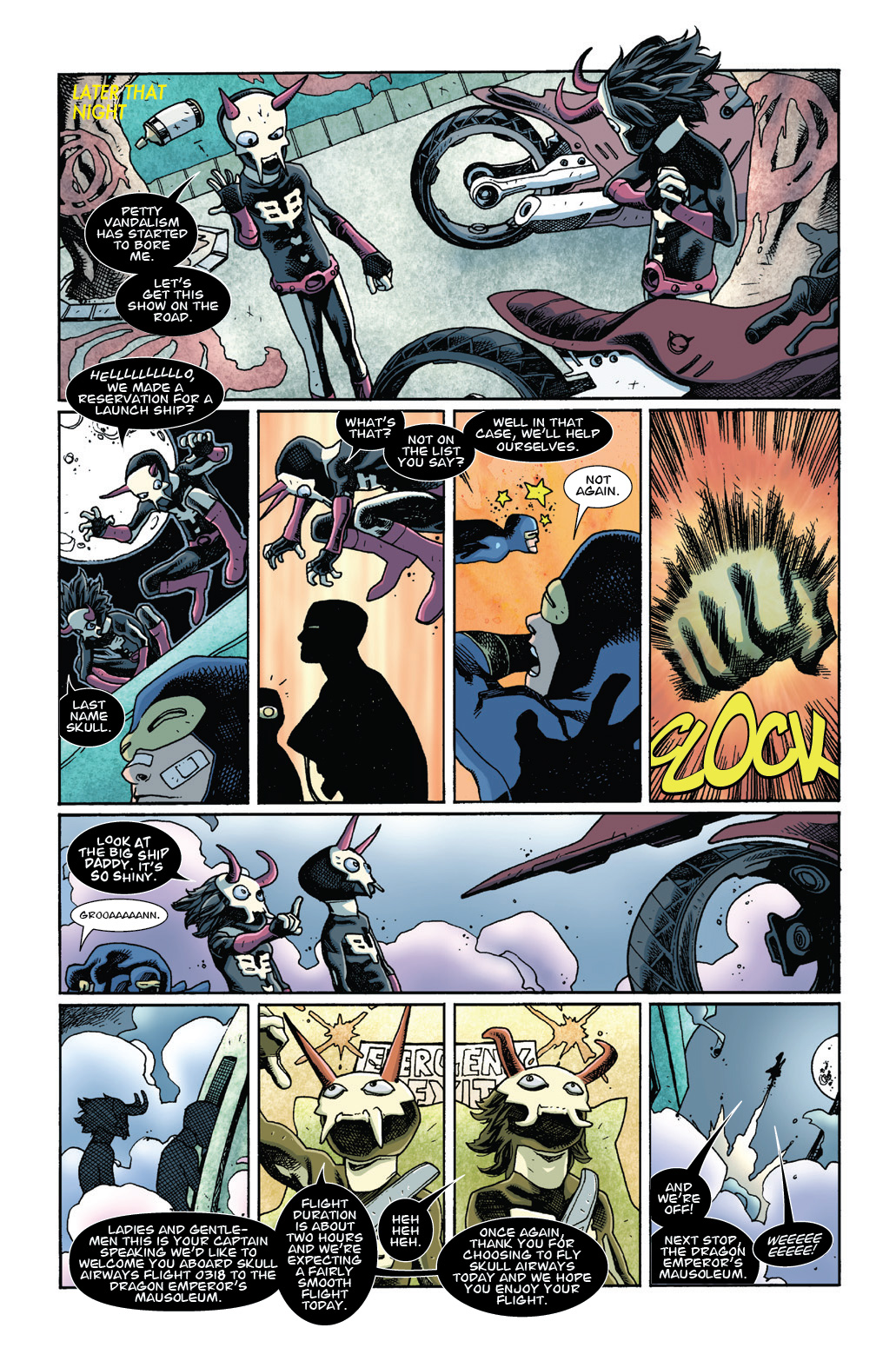Read online Gladstone's School for World Conquerors (2013) comic -  Issue #3 - 22