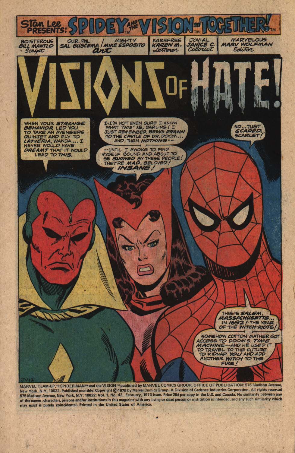Read online Marvel Team-Up (1972) comic -  Issue #42 - 2
