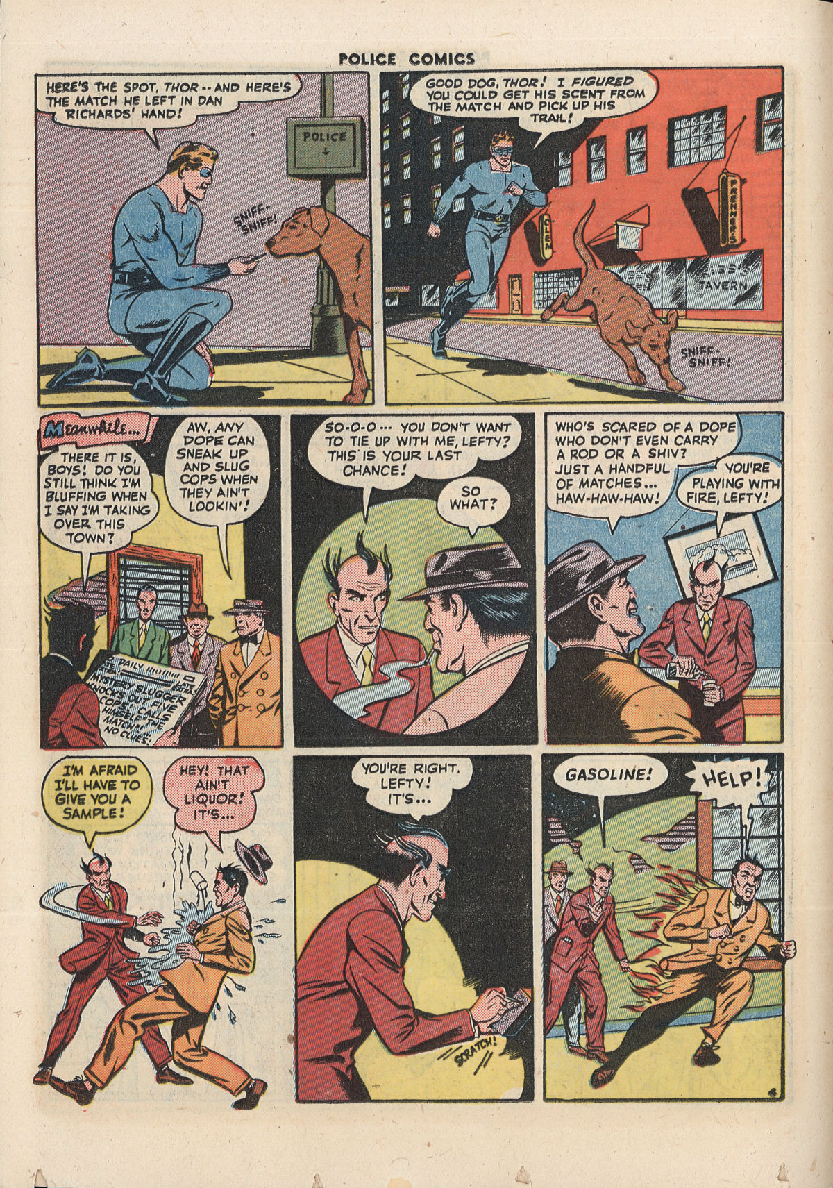 Read online Police Comics comic -  Issue #37 - 22