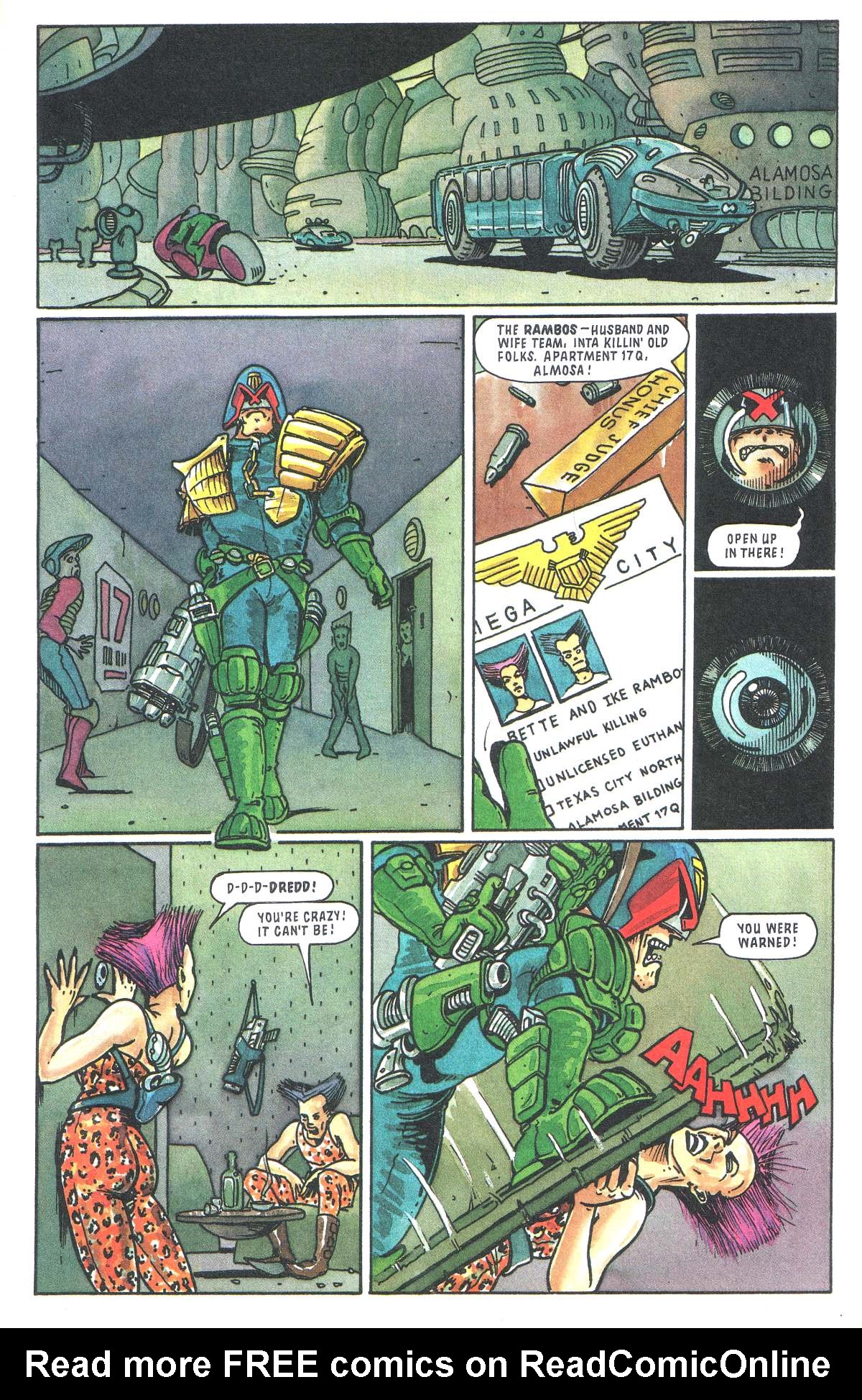 Read online Judge Dredd: The Megazine (vol. 2) comic -  Issue #1 - 11