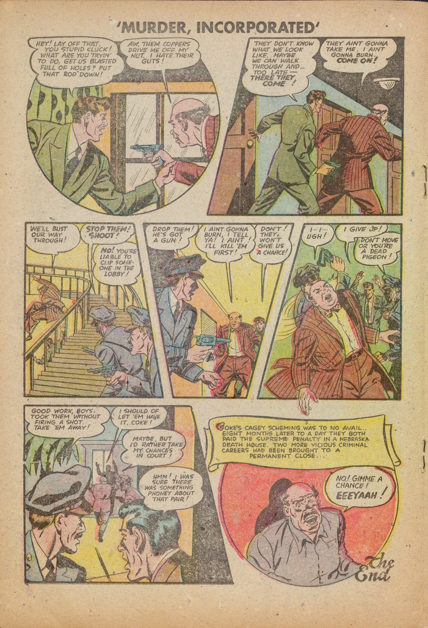 Read online Murder Incorporated (1948) comic -  Issue #9 - 18