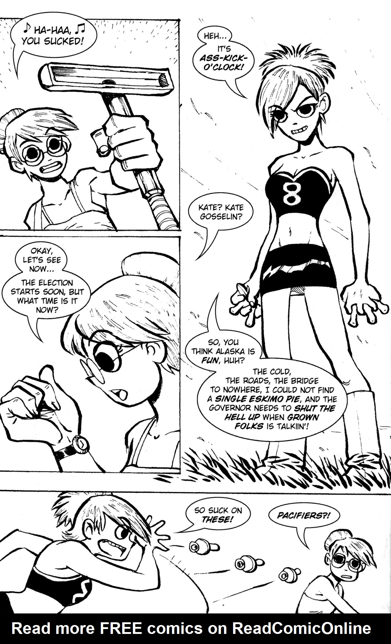 Read online Sarah Palin versus the World comic -  Issue # Full - 11