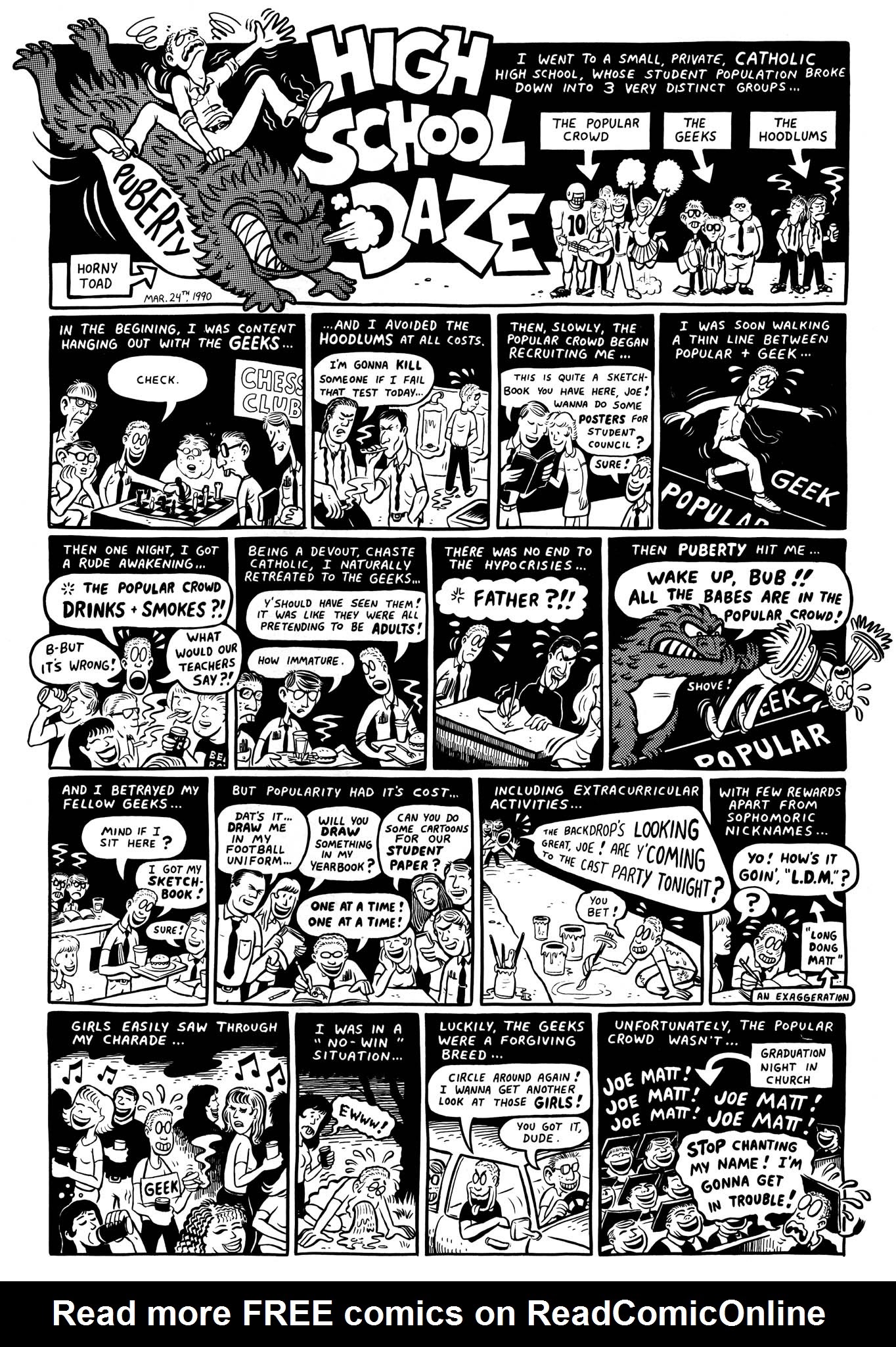 Read online Peepshow: The Cartoon Diary of Joe Matt comic -  Issue # Full - 58