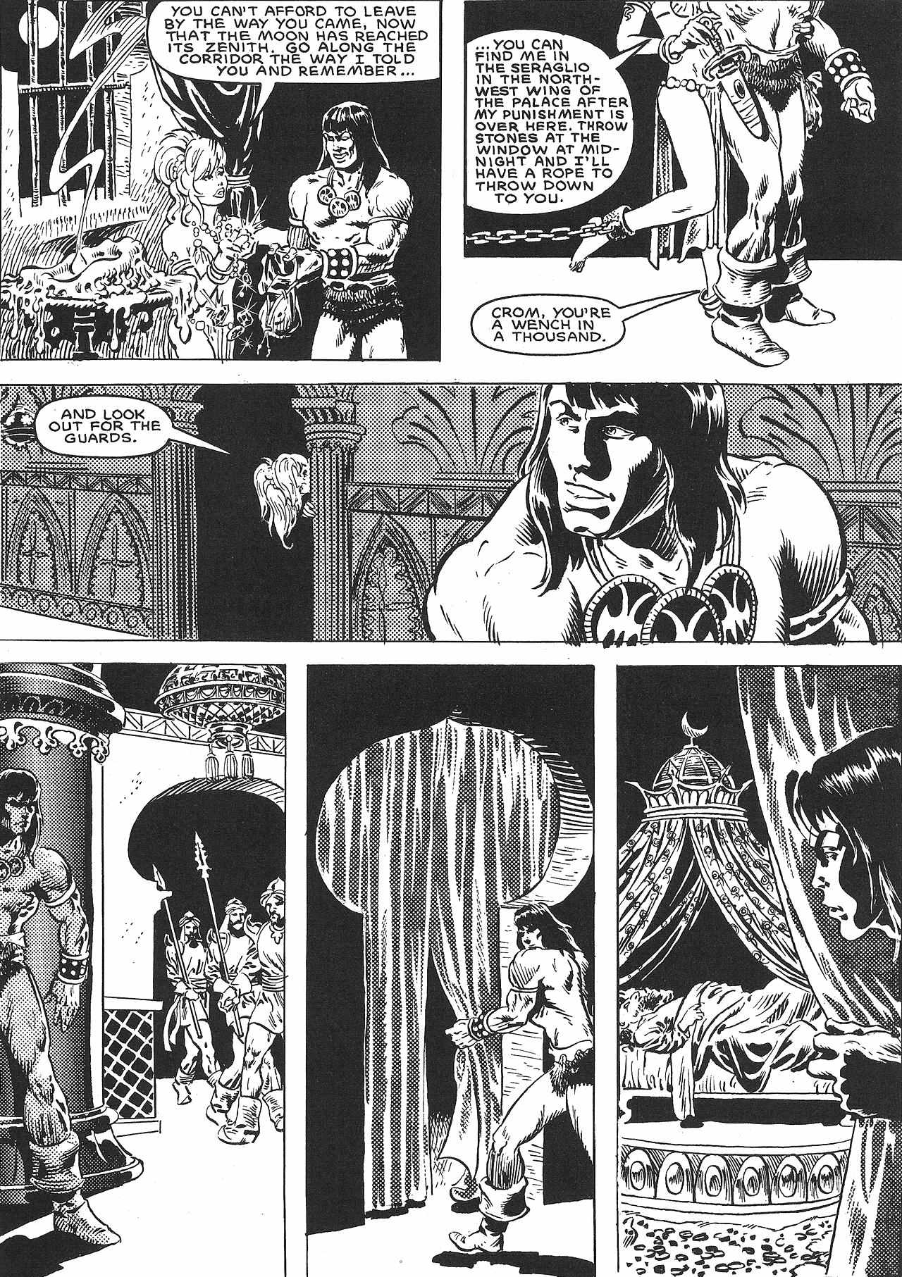 Read online The Savage Sword Of Conan comic -  Issue #213 - 35