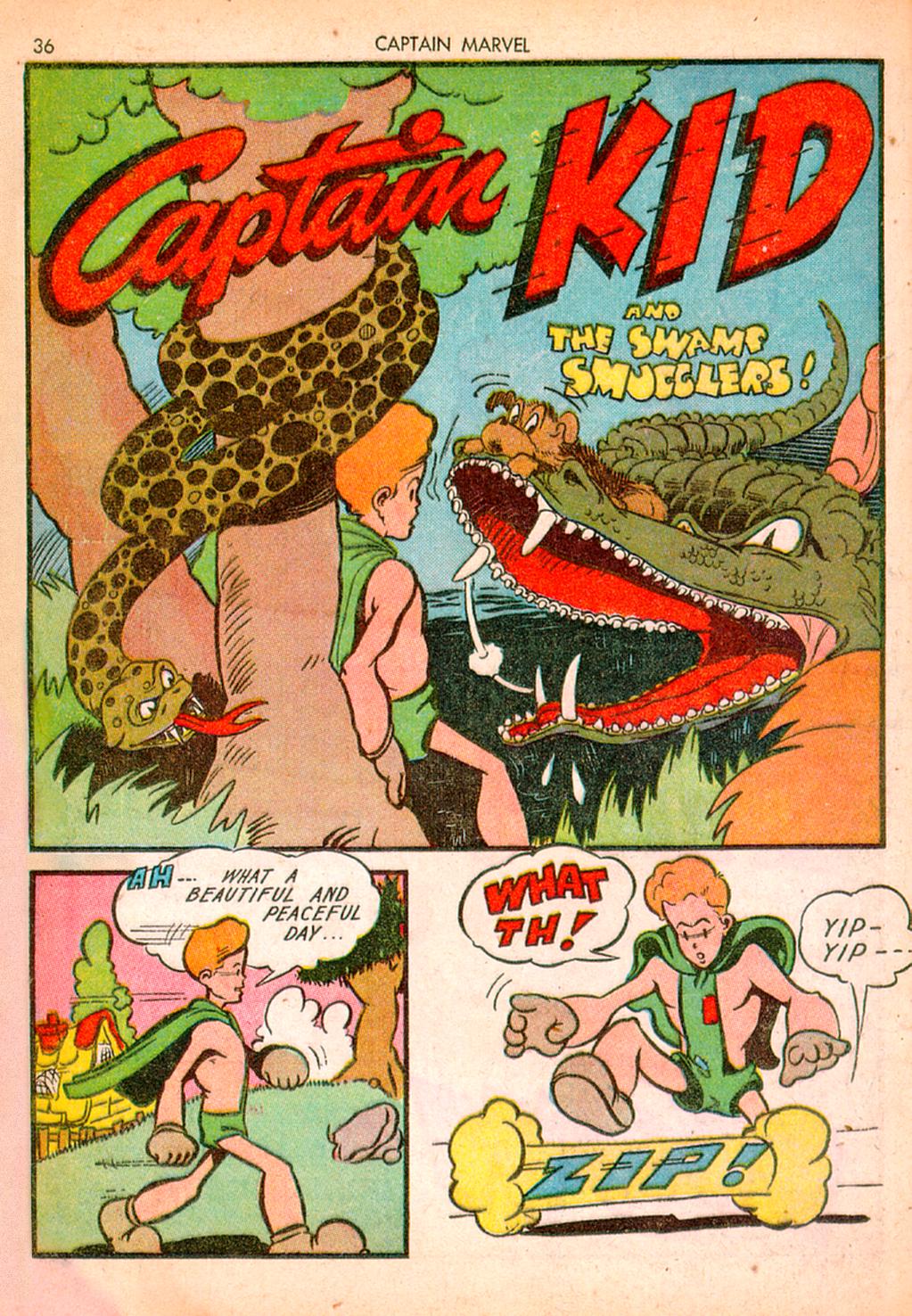Read online Captain Marvel Adventures comic -  Issue #10 - 36